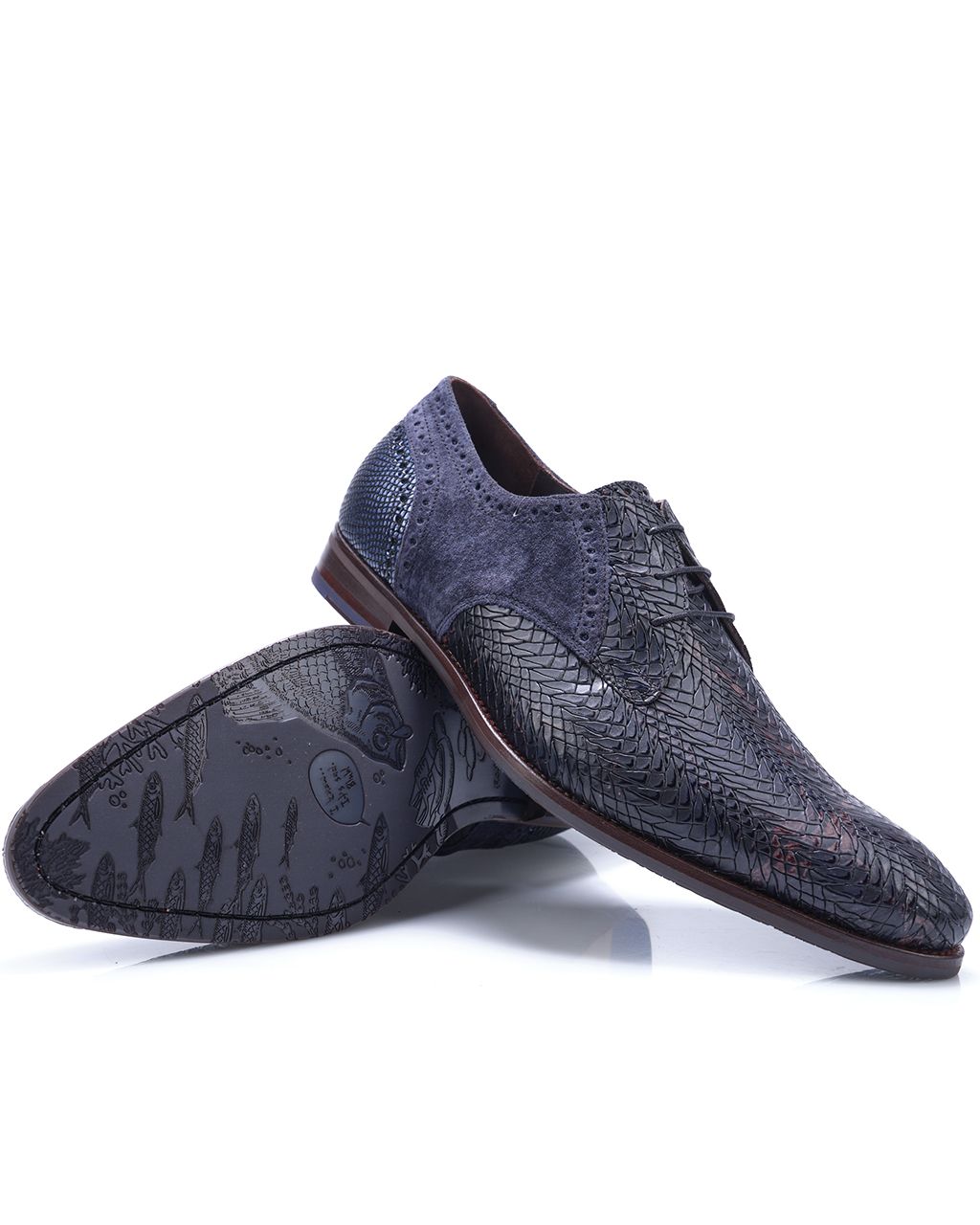 Floris van Bommel Geklede schoenen Donker blauw 082072-001-10