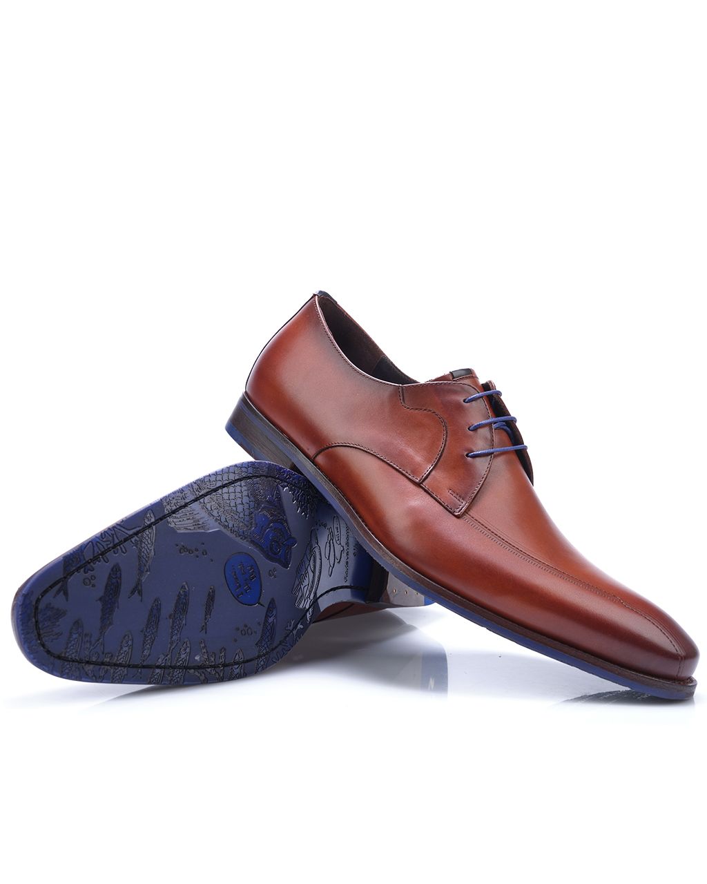 Floris van Bommel Geklede schoenen Cognac 082077-001-10