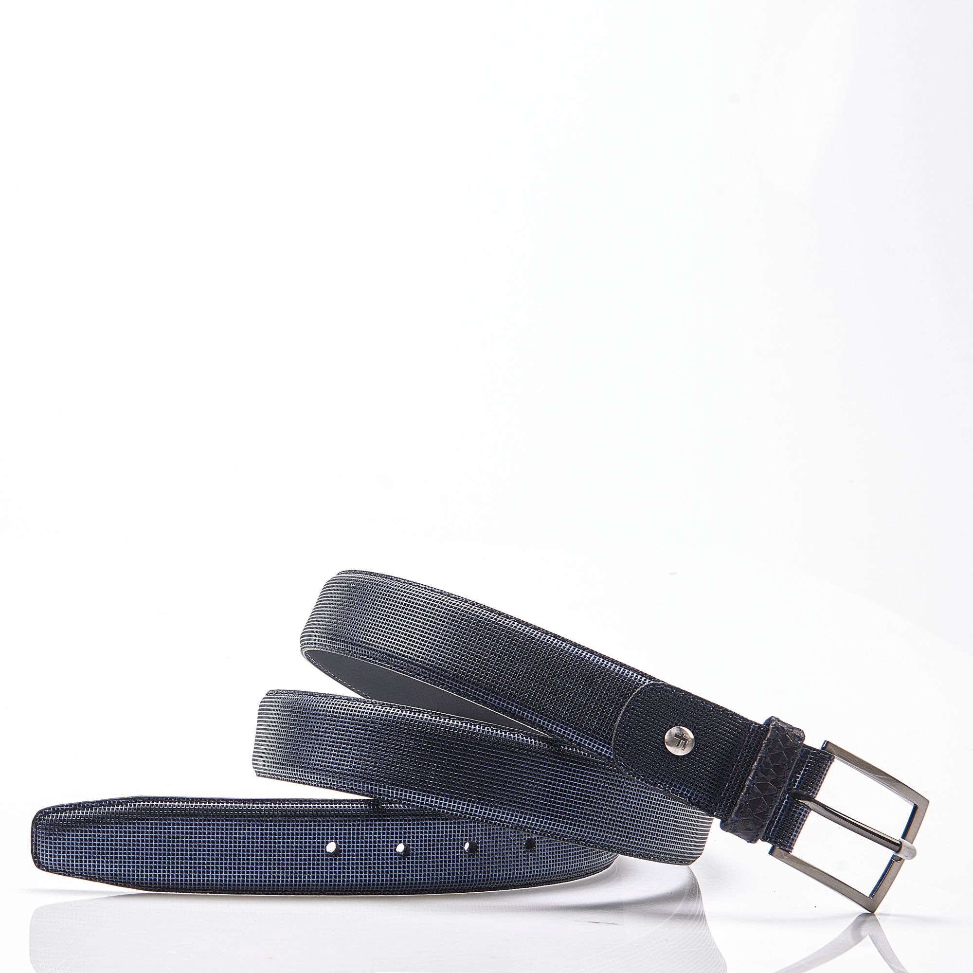 Floris van Bommel Geklede riem Cognac 082094-001-105