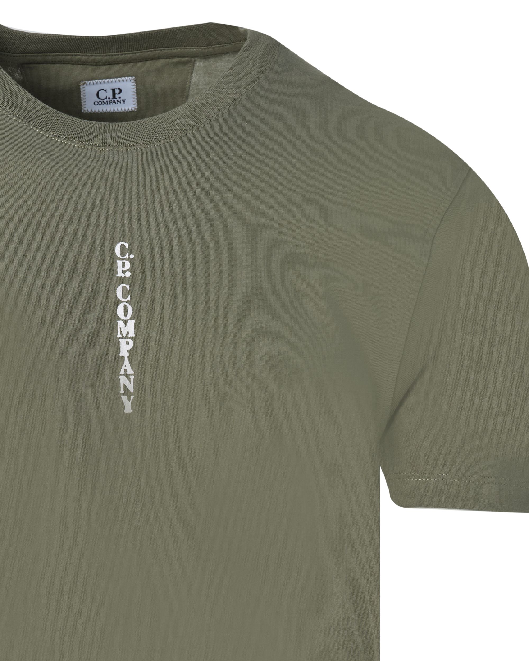 C.P Company T-shirt KM Groen 082110-001-L
