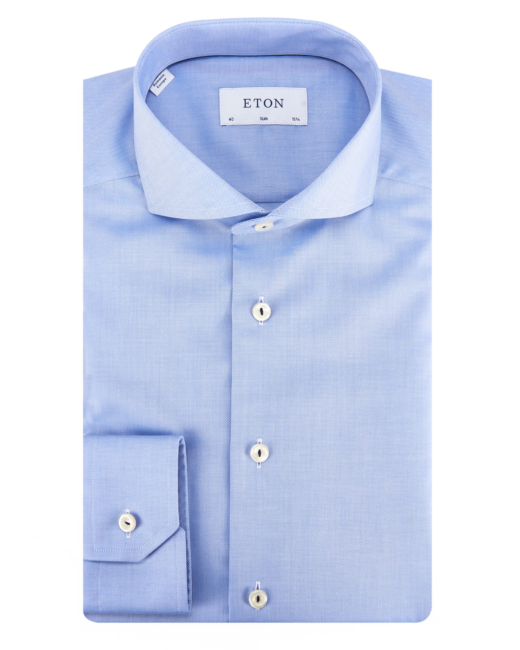 ETON Overhemd LM Licht blauw 082178-001-37/38