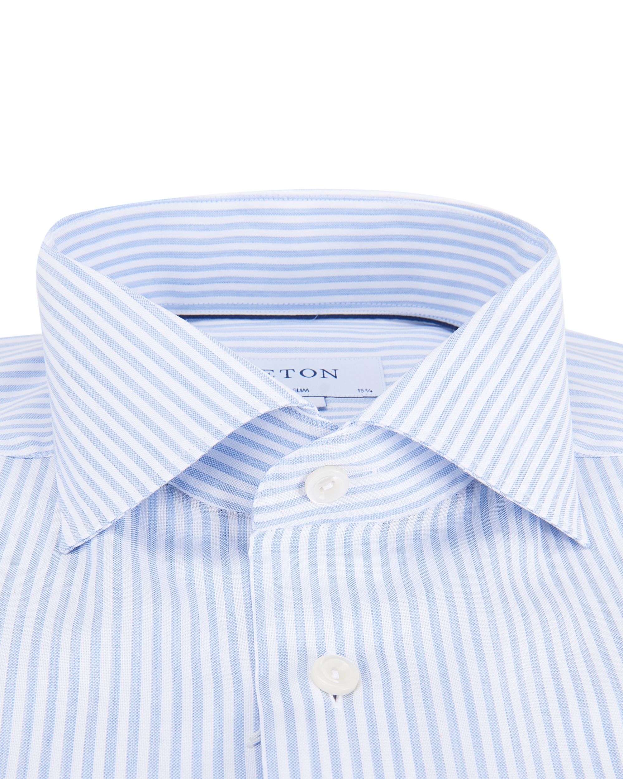 ETON Overhemd LM Blauw streep 082181-001-37/38