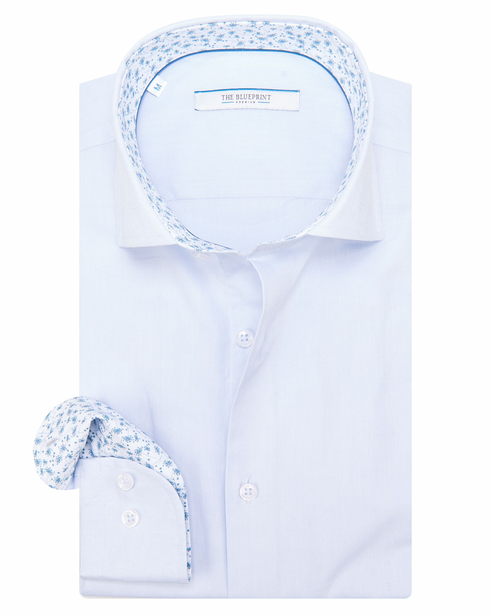 The BLUEPRINT Premium Casual Overhemd LM L.BLUE 082220-001-L
