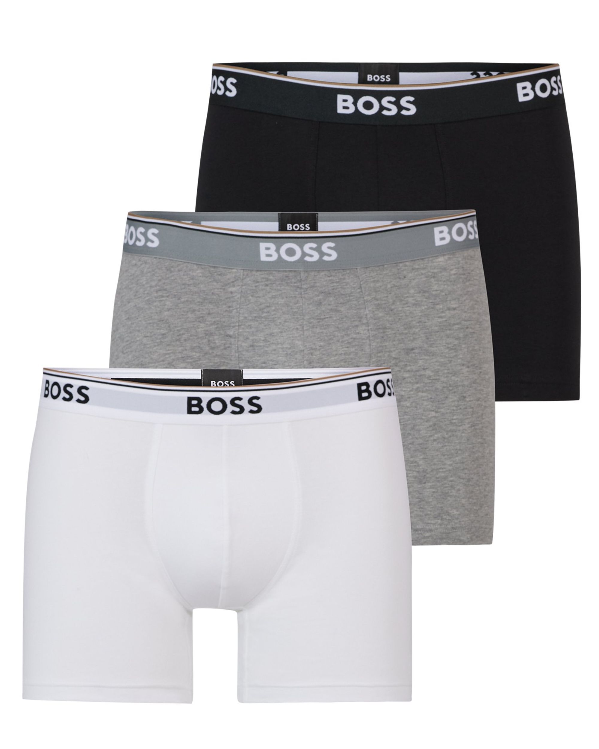 Boss Boxershort 3-pack Donker grijs 082266-005-L