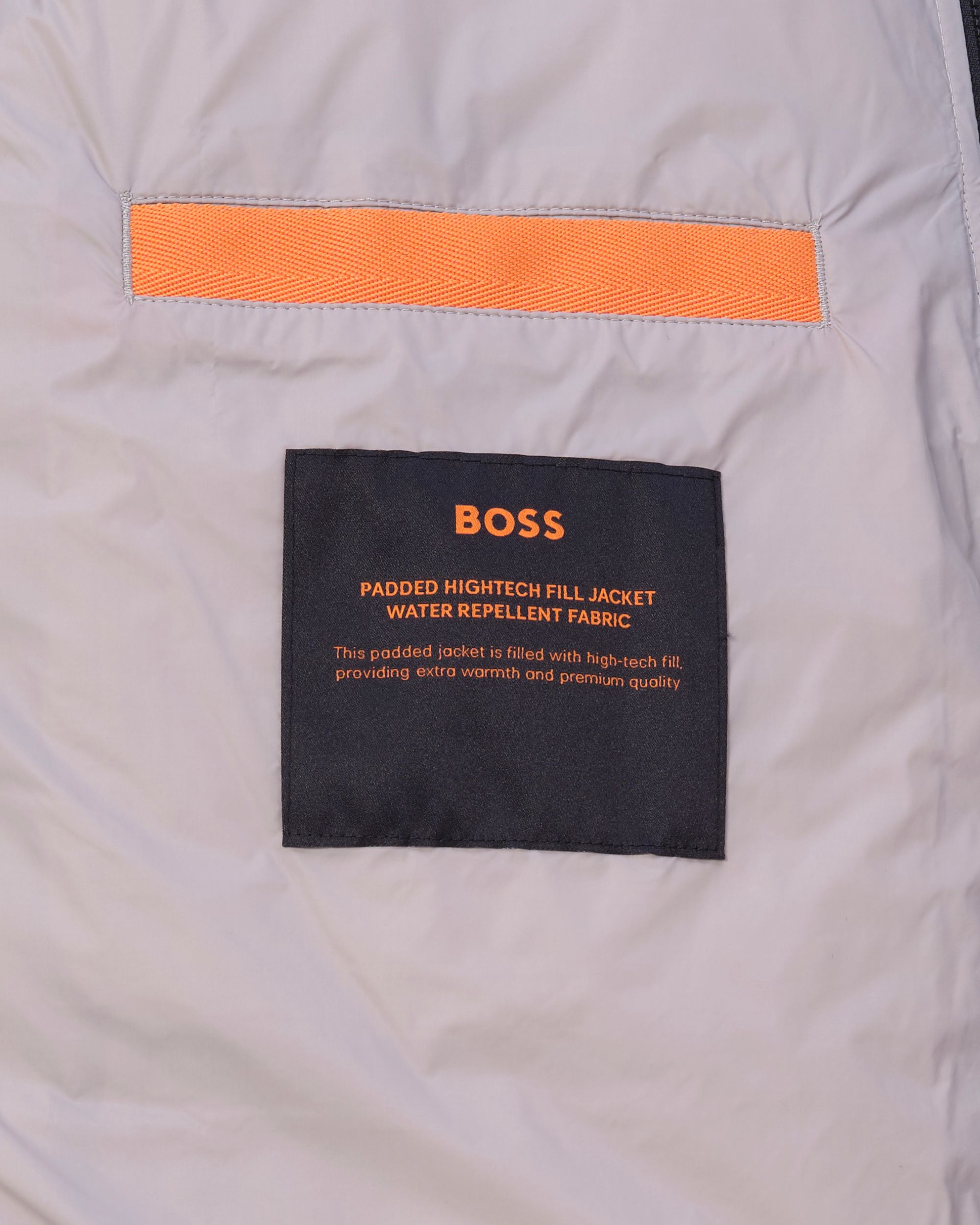 Hugo Boss Casual Oden Gewatteerde Jas Grijs 082274-002-48