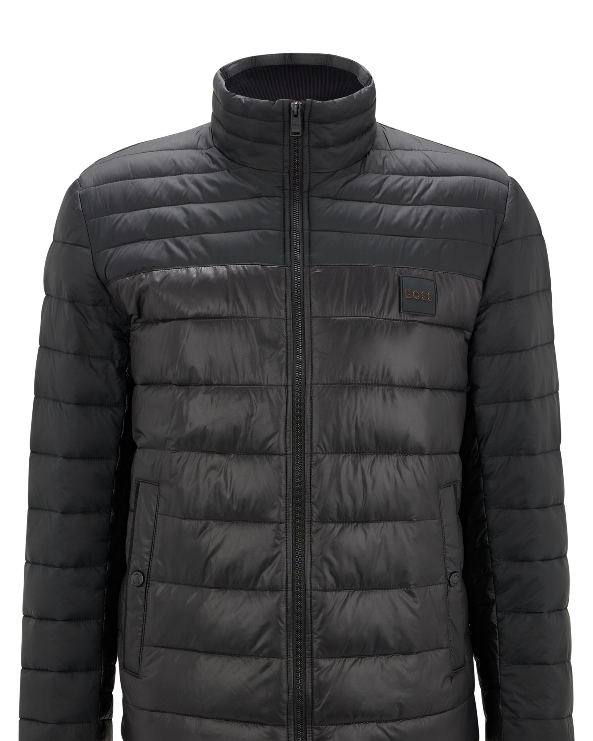 Hugo Boss Casual Oden Gewatteerde Jas Zwart 082274-001-48