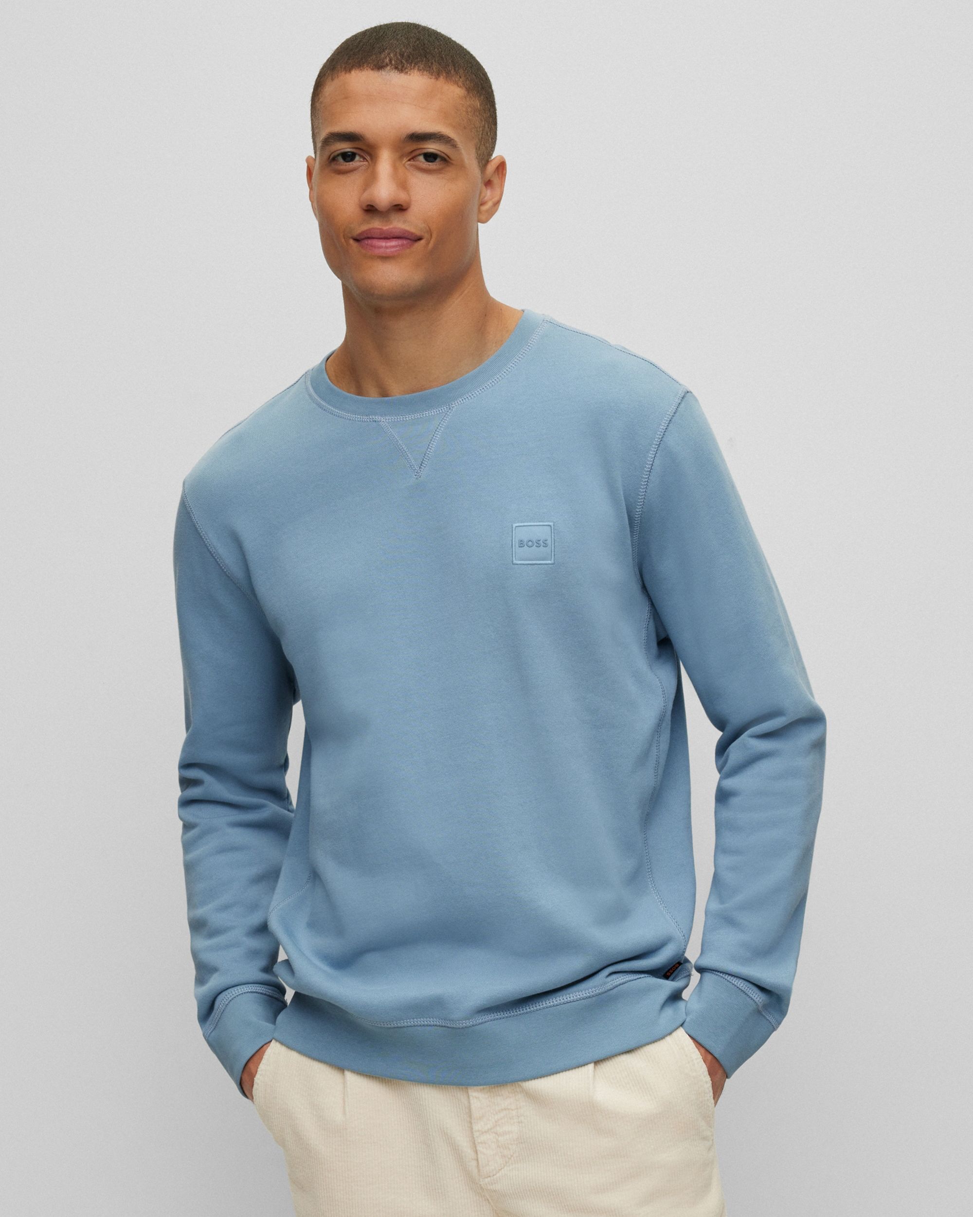Hugo Boss Casual Westart Sweater Licht blauw 082288-001-L