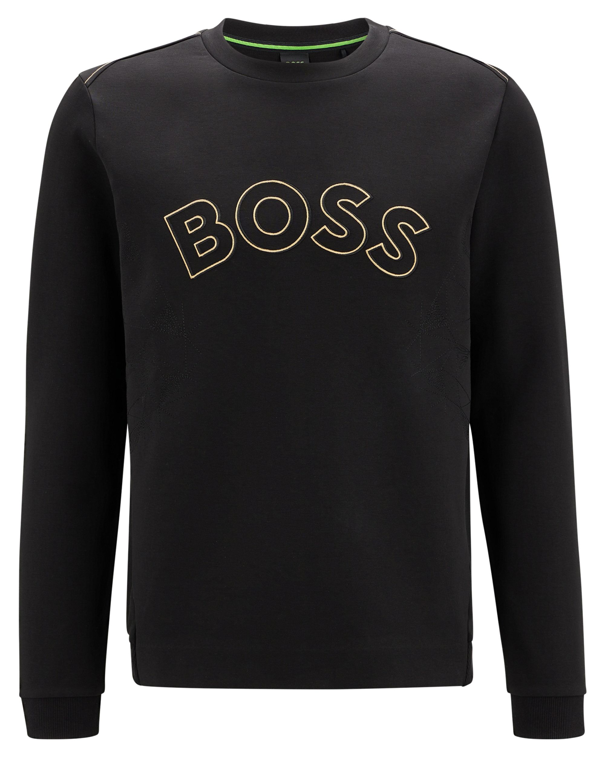 Hugo Boss Leisure Salbo Iconic Sweater Zwart 082292-001-L