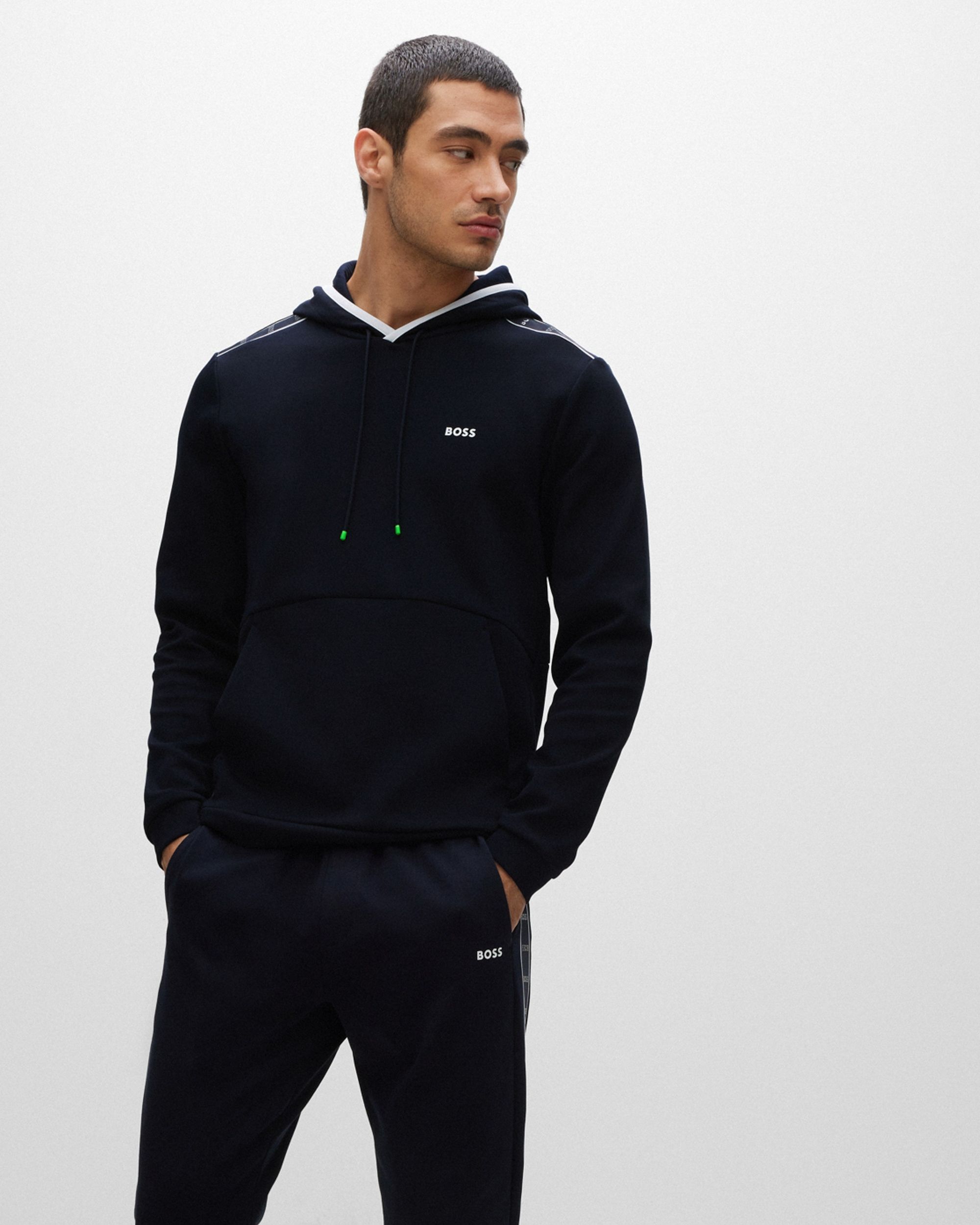 Hugo Boss Leisure Soody Hoodie Donker blauw 082297-001-L