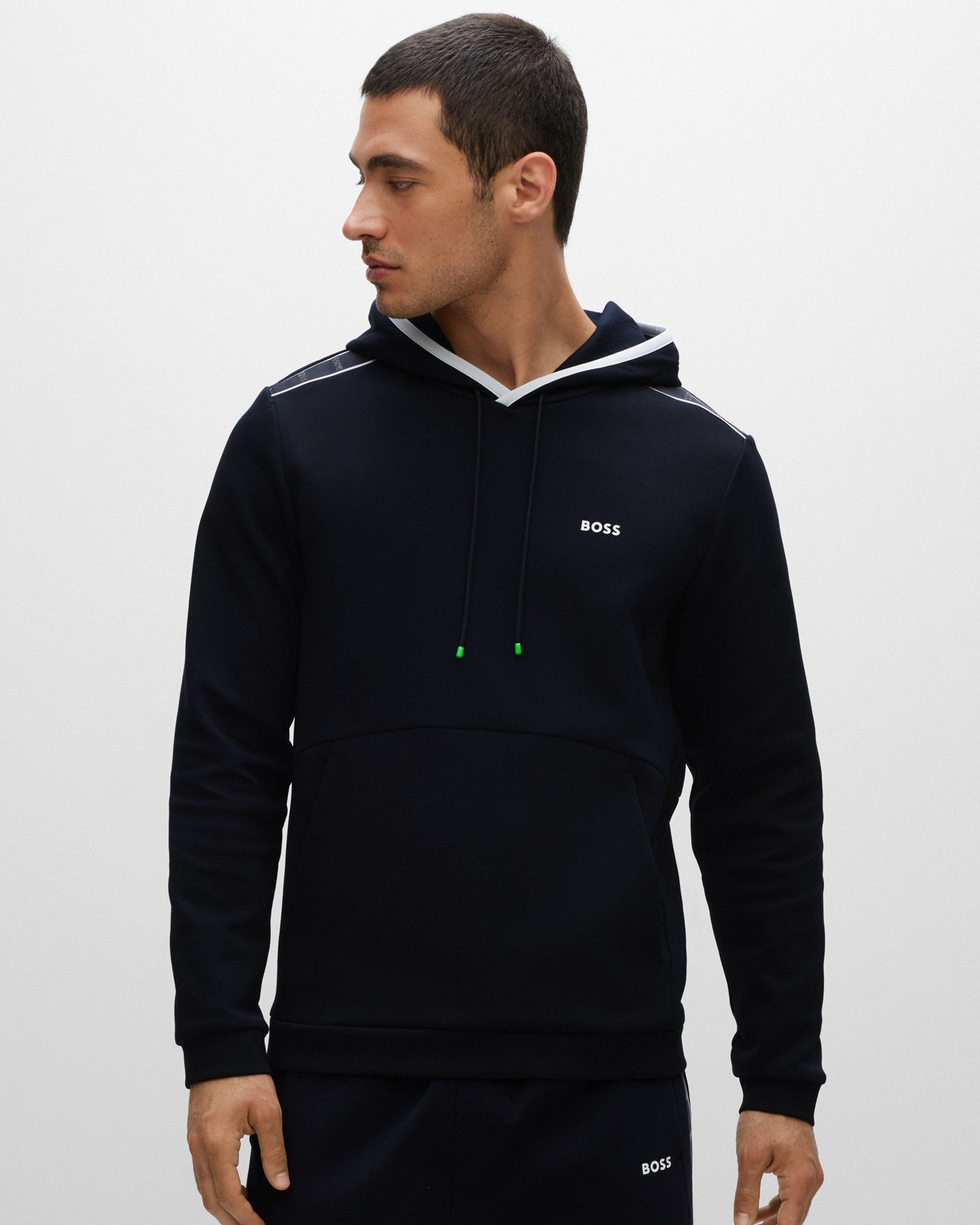 Hugo Boss Leisure Soody Hoodie Donker blauw 082297-001-L