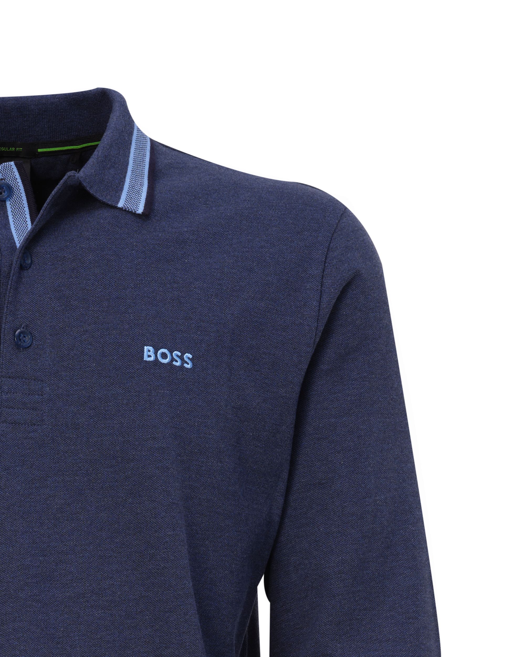 Hugo Boss Leisure Plisy Polo LM Blauw 082298-003-L