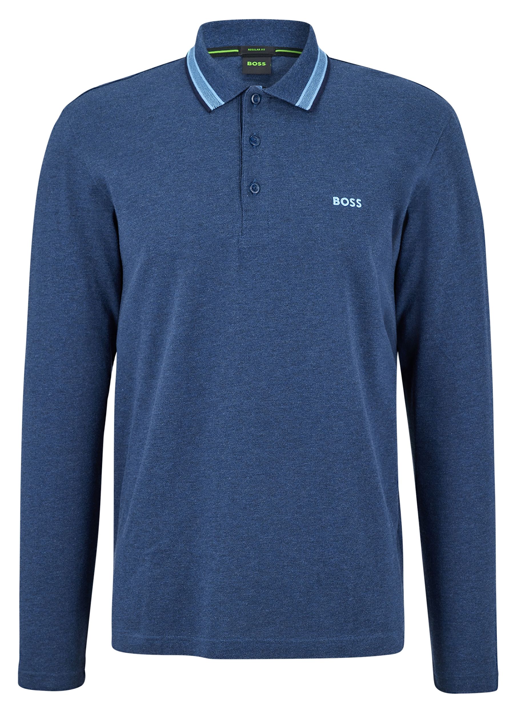 Hugo Boss Leisure Plisy Polo LM Blauw 082298-003-L