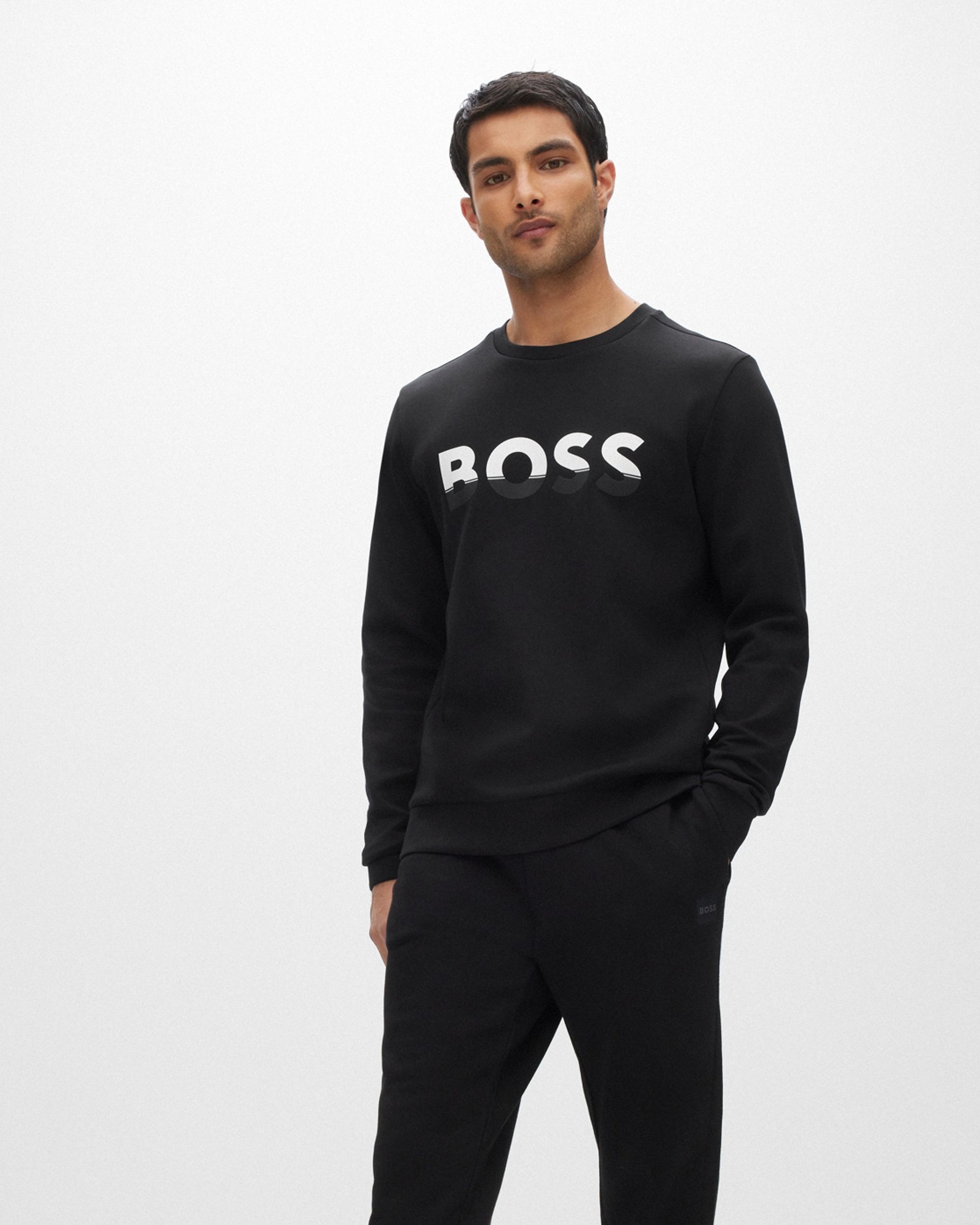 Hugo Boss Leisure Salbo 1 Sweater Zwart 082304-001-L