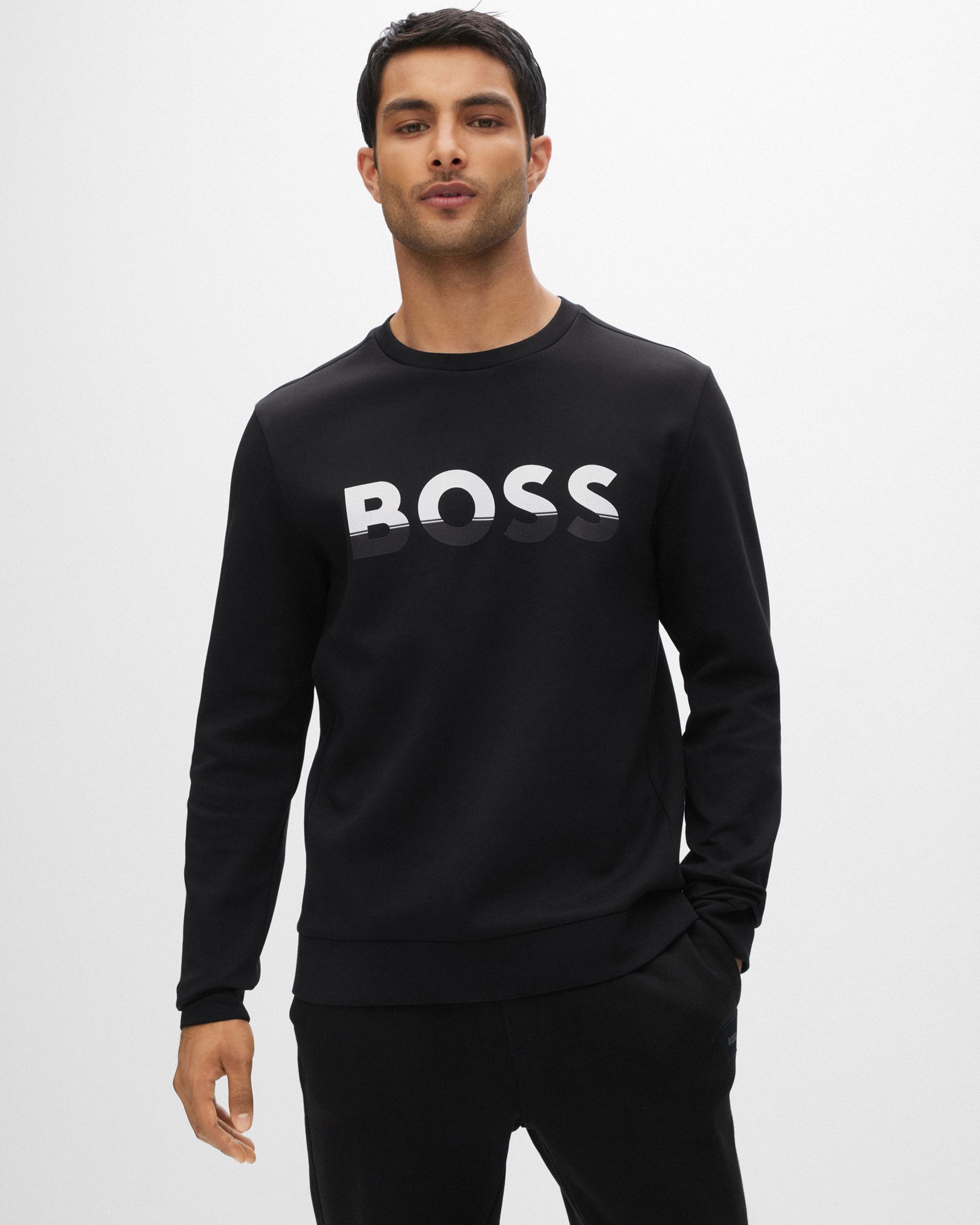 Hugo Boss Leisure Salbo 1 Sweater Zwart 082304-001-L