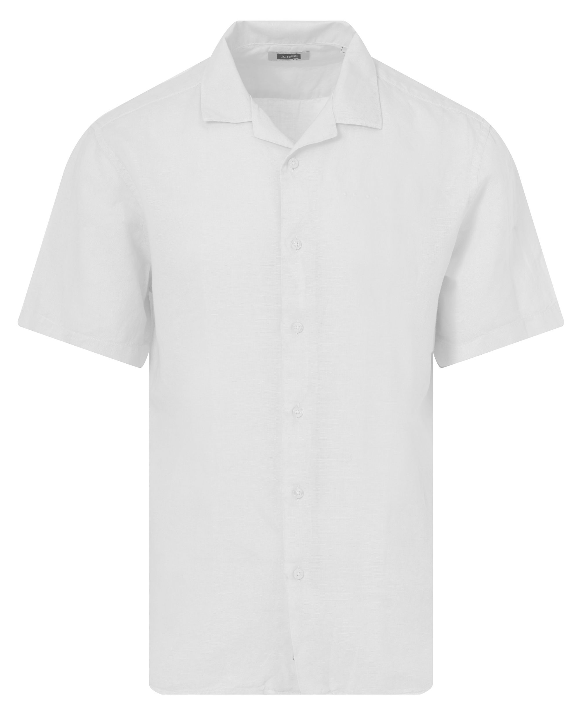 J.C. RAGS Elvis Casual Overhemd KM WHITE 082305-003-L