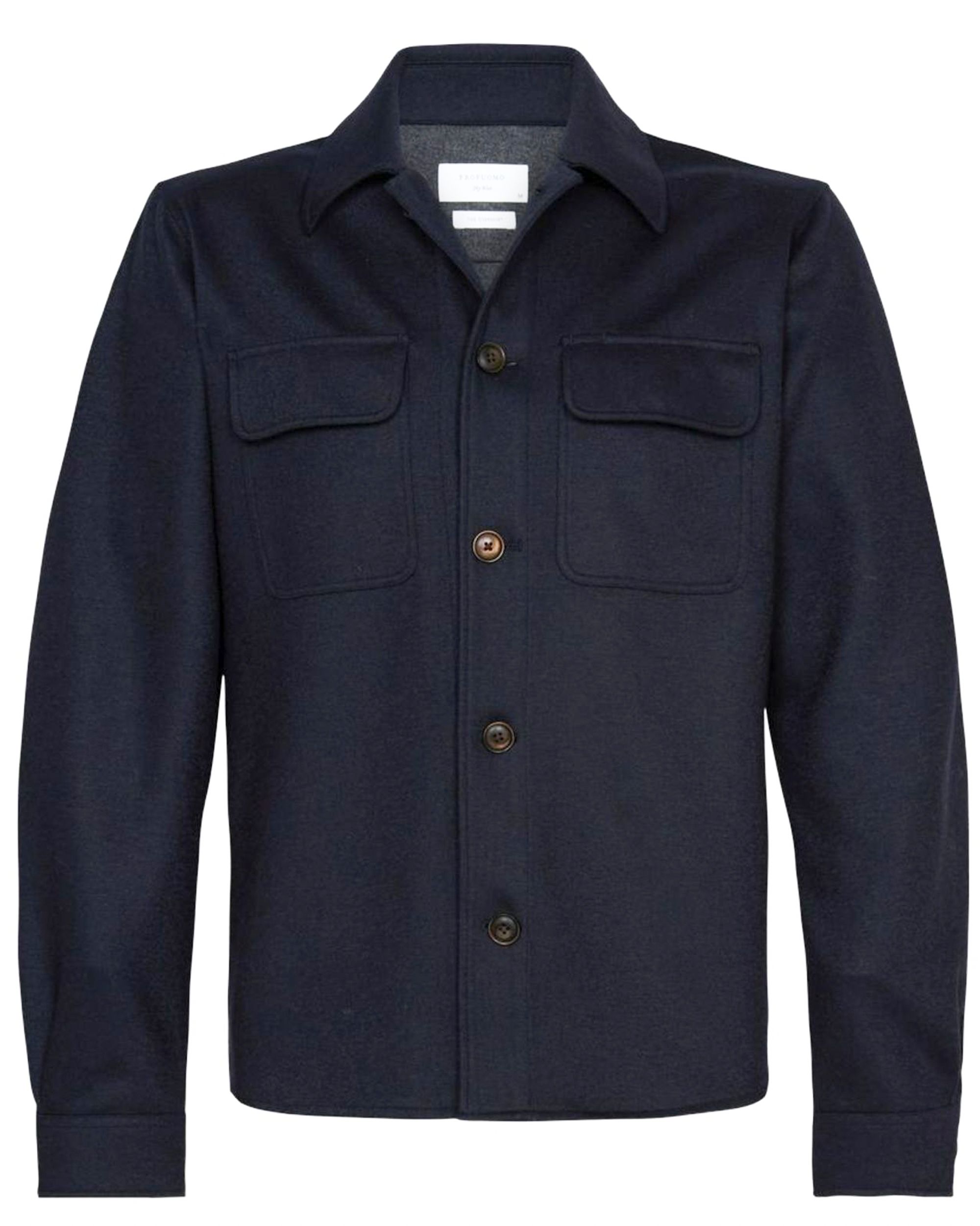 Profuomo Overshirt Blauw 082339-001-L