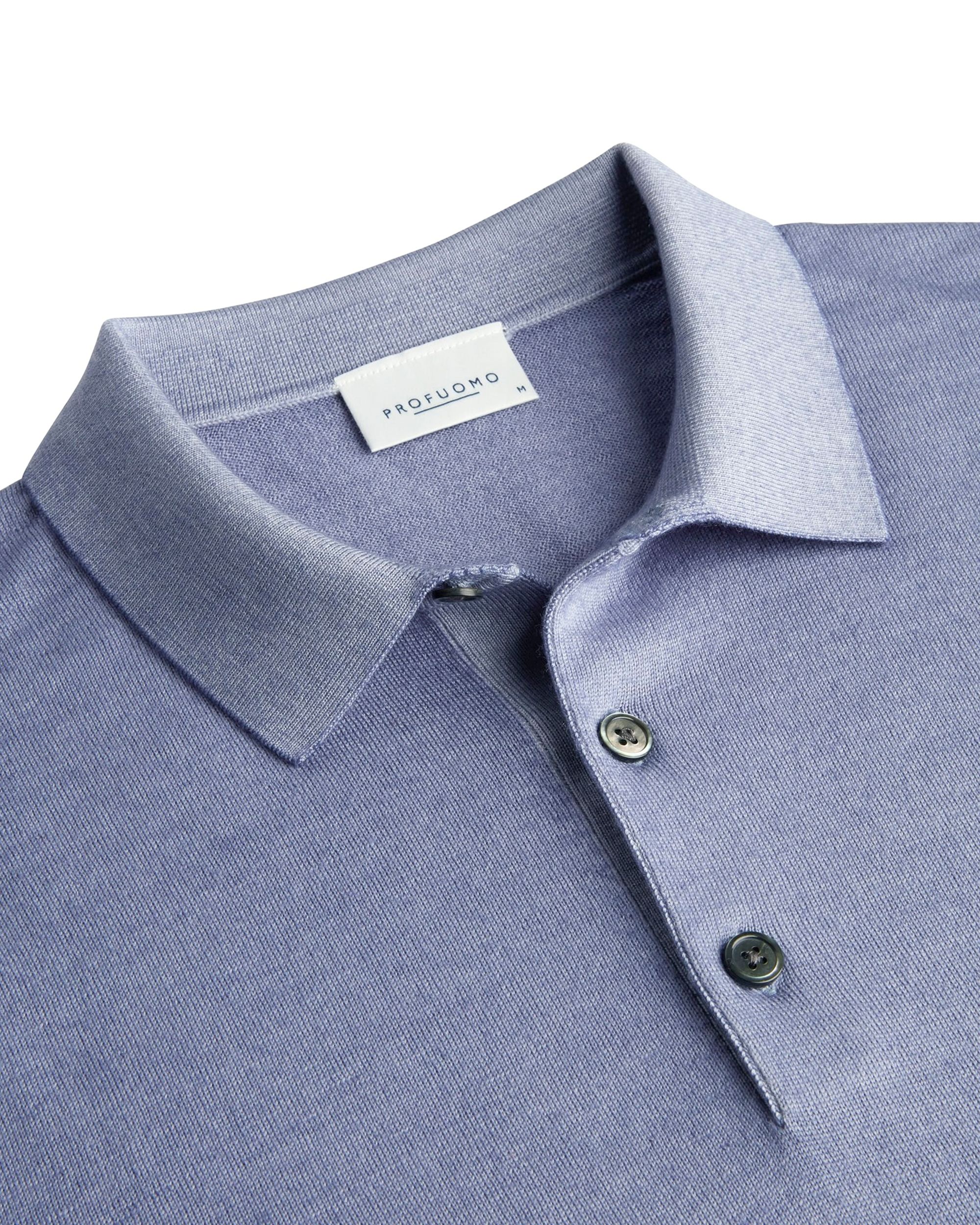 Profuomo Polo LM Licht blauw 082363-001-L