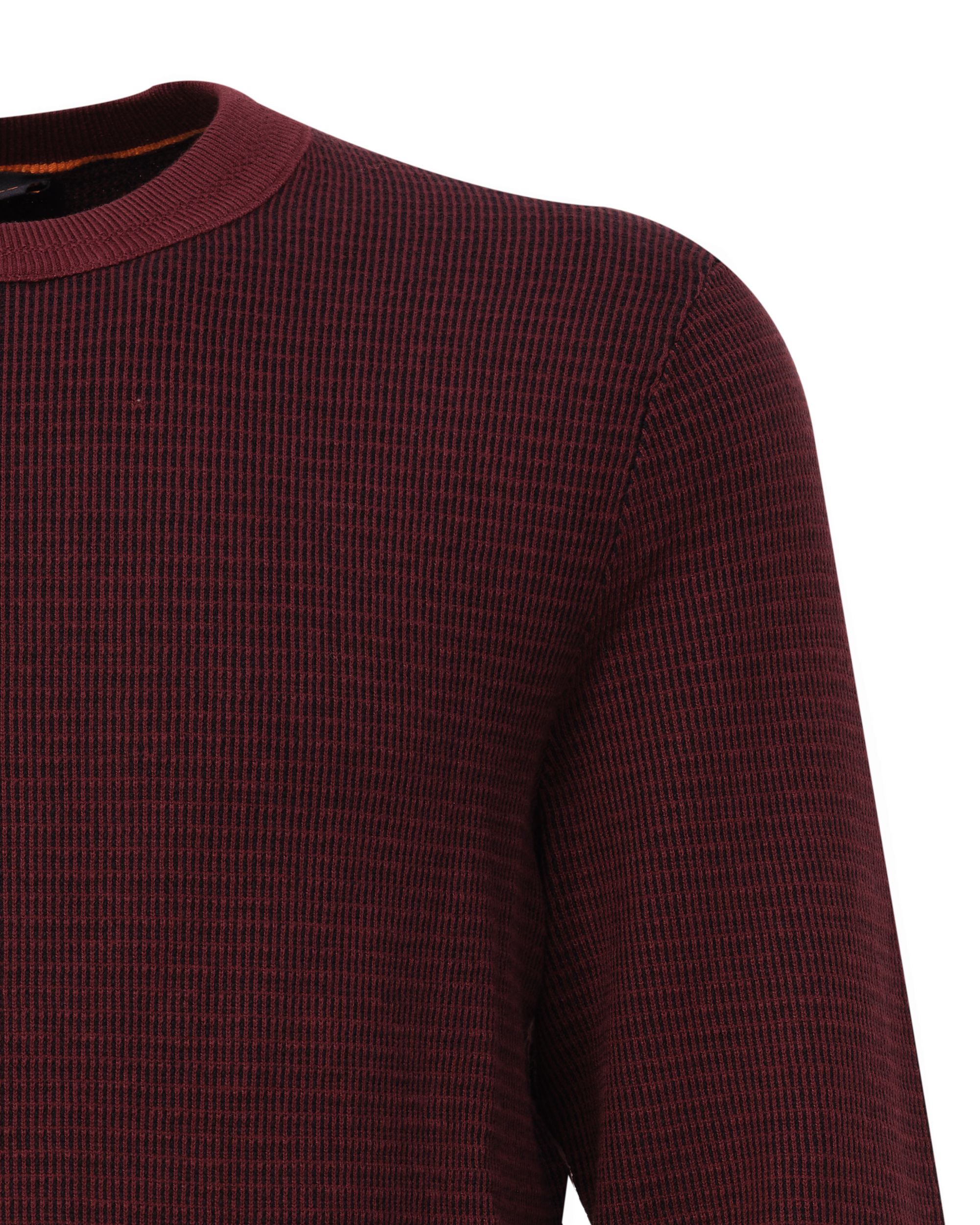 Hugo Boss Casual Avobano Trui Ronde Hals Donker rood 082404-004-L