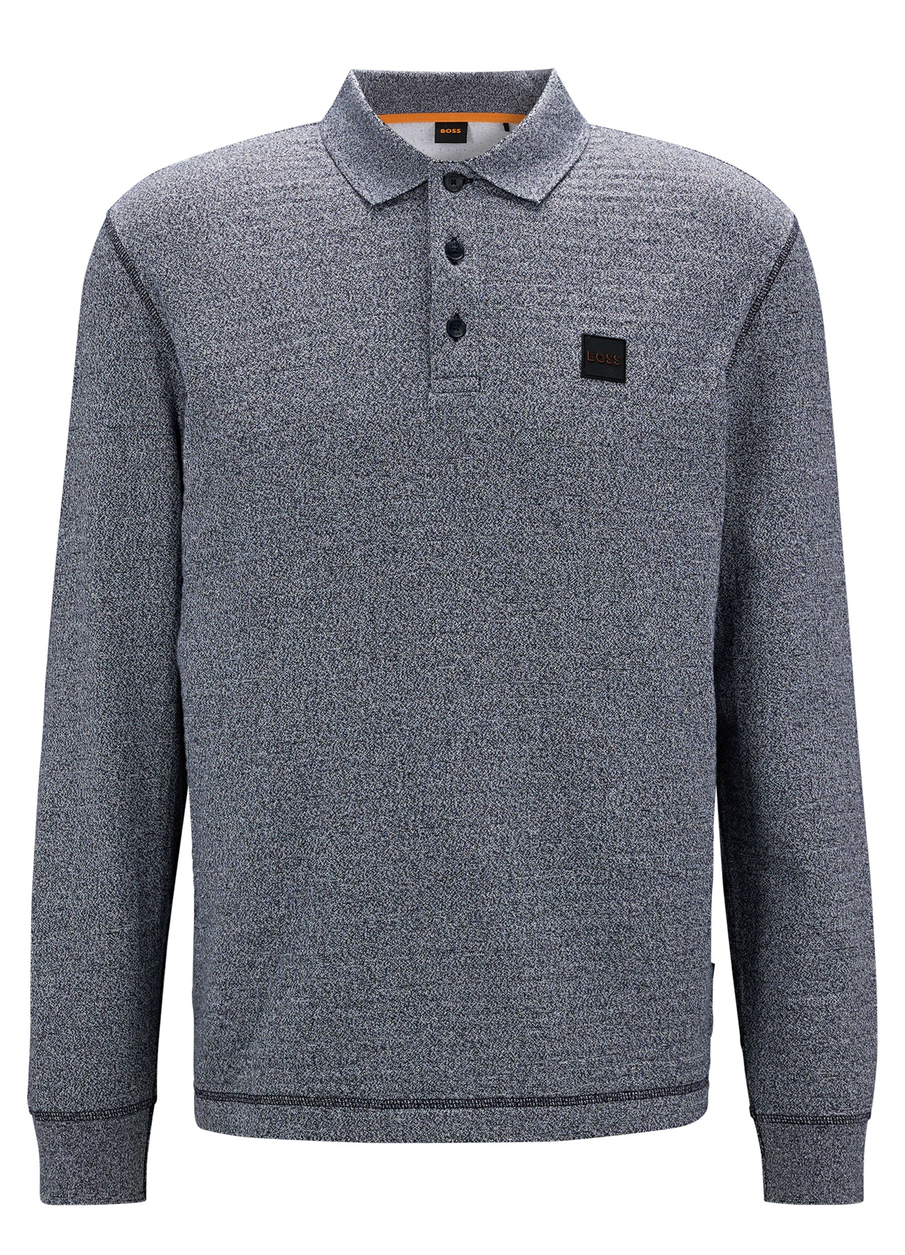 Hugo Boss Casual Peheather Polo LM Donker blauw 082408-002-M