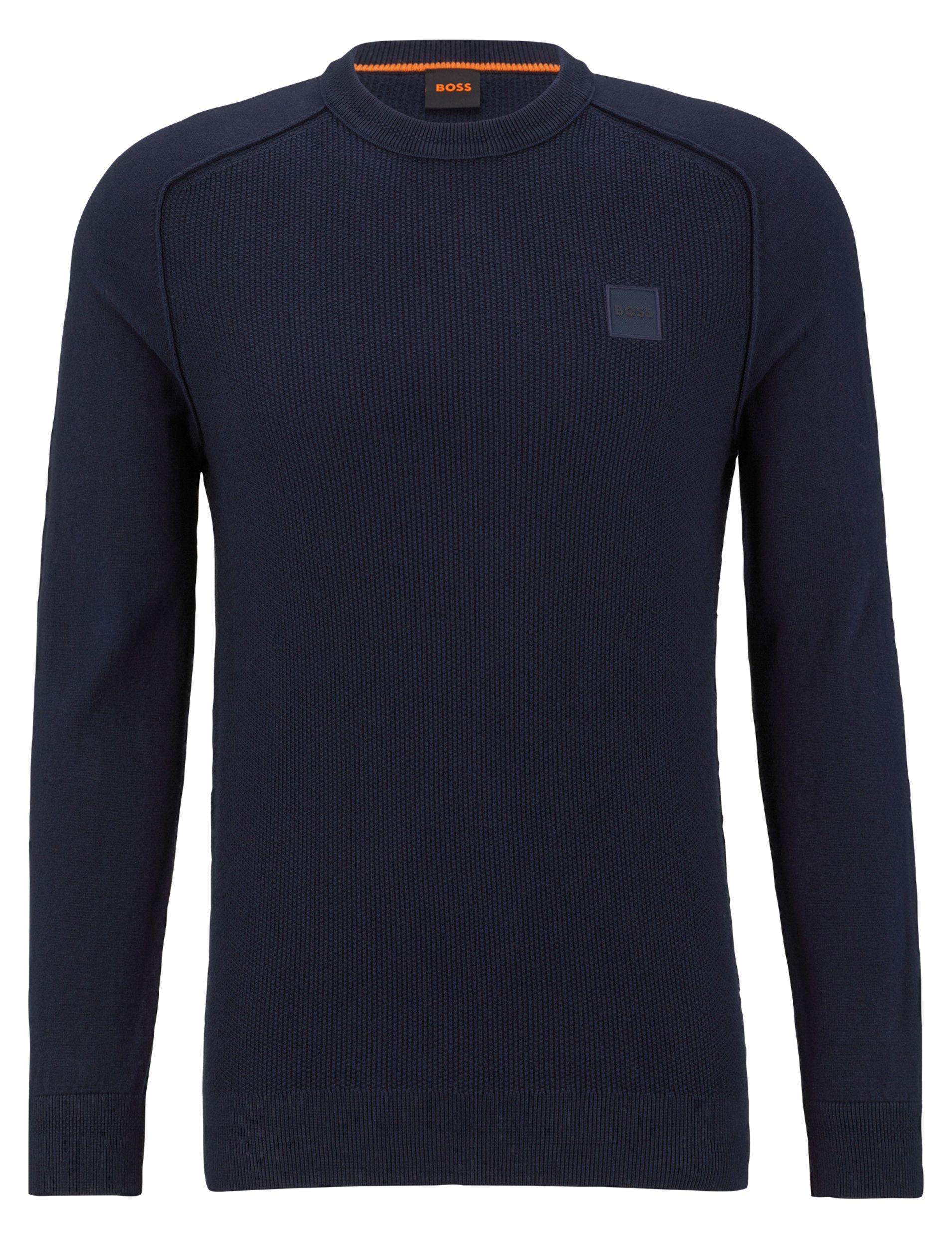 Boss Kesom Trui Ronde Hals Donker blauw 082410-001-L