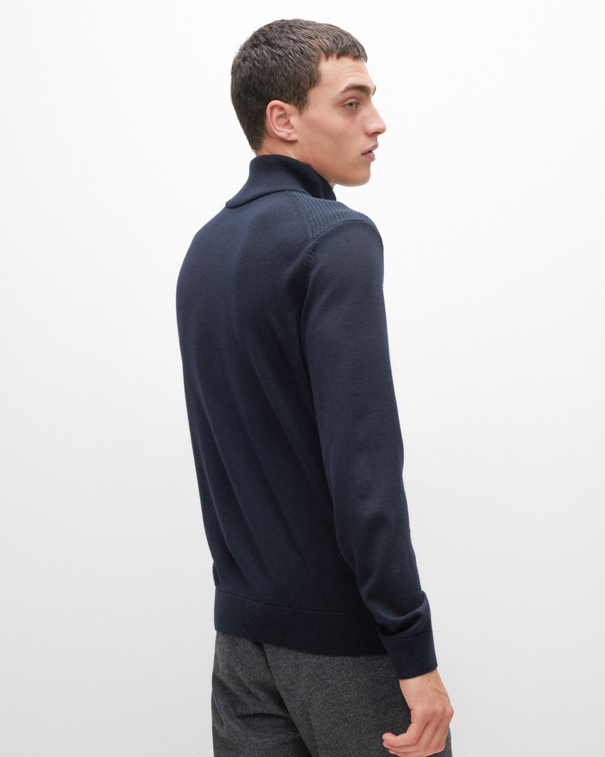 Hugo Boss Menswear Ladriano Vest Donker blauw 082429-002-L