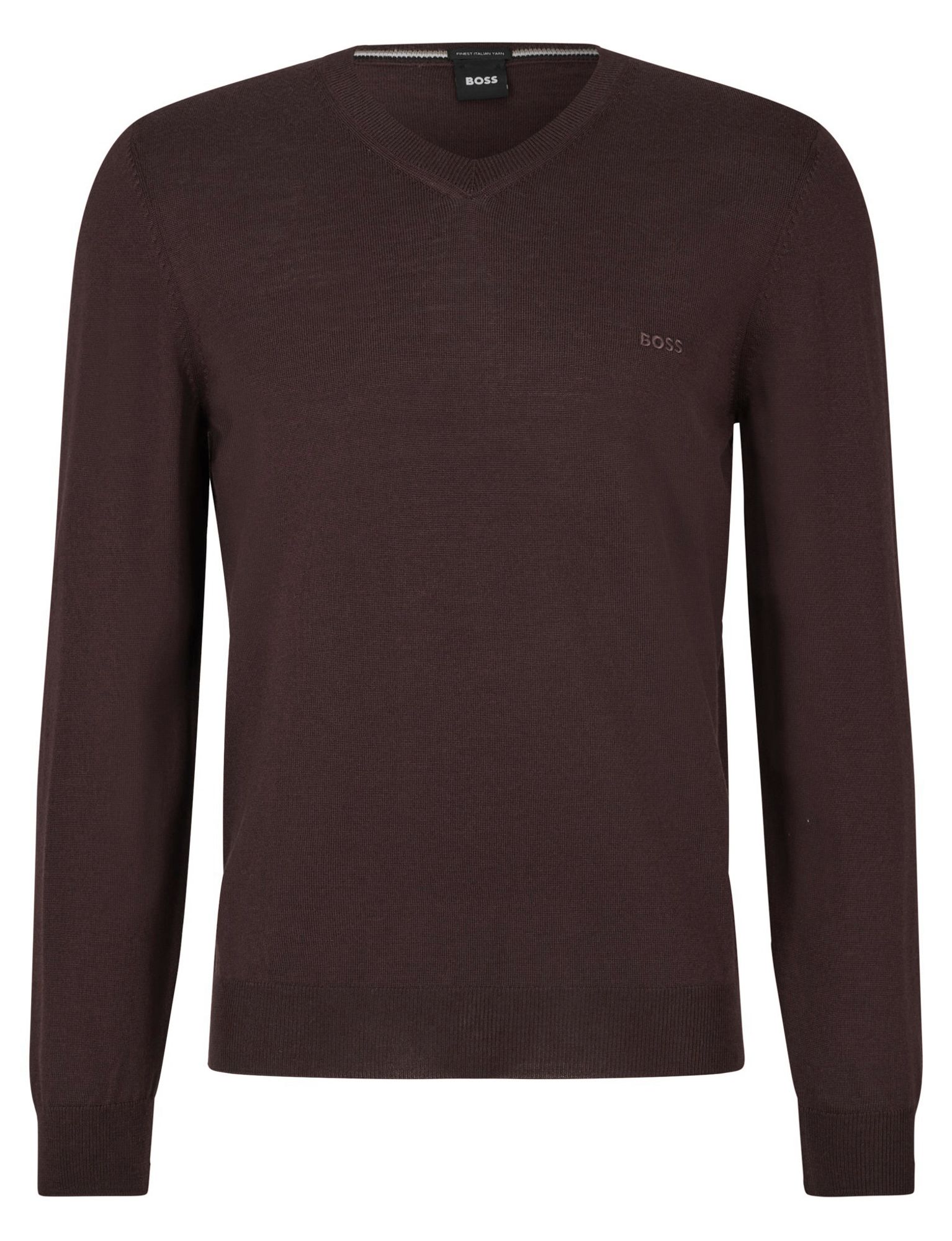Hugo Boss Menswear Baram Trui v-hals Bruin 082433-003-L