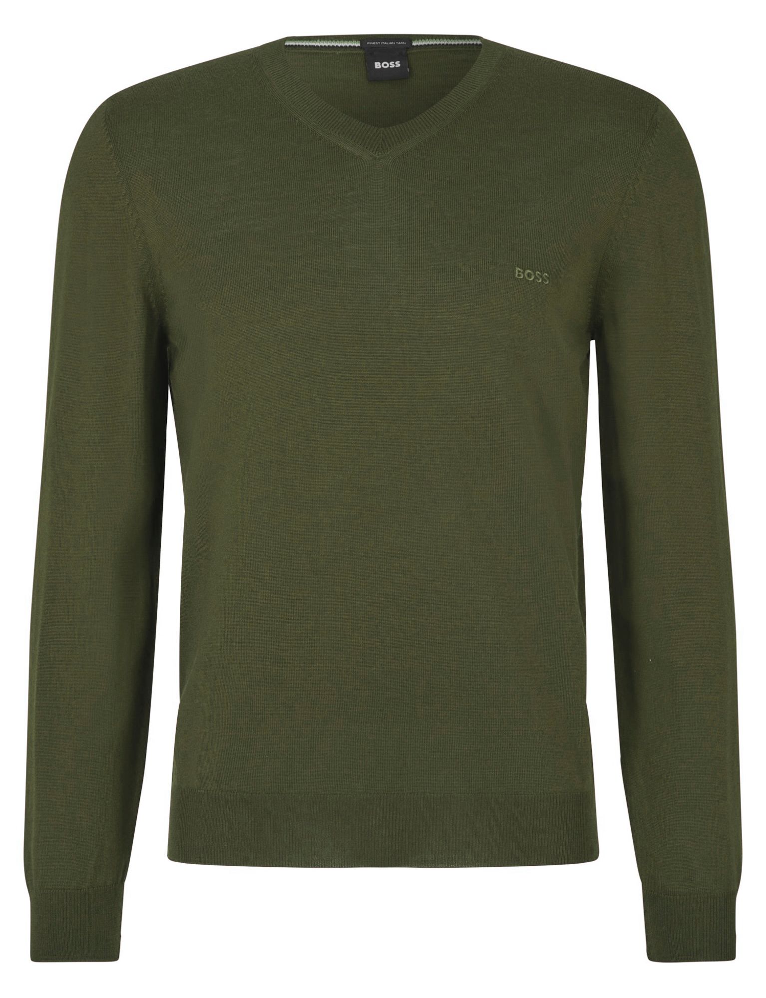 Hugo Boss Menswear Baram Trui v-hals Groen 082433-005-L