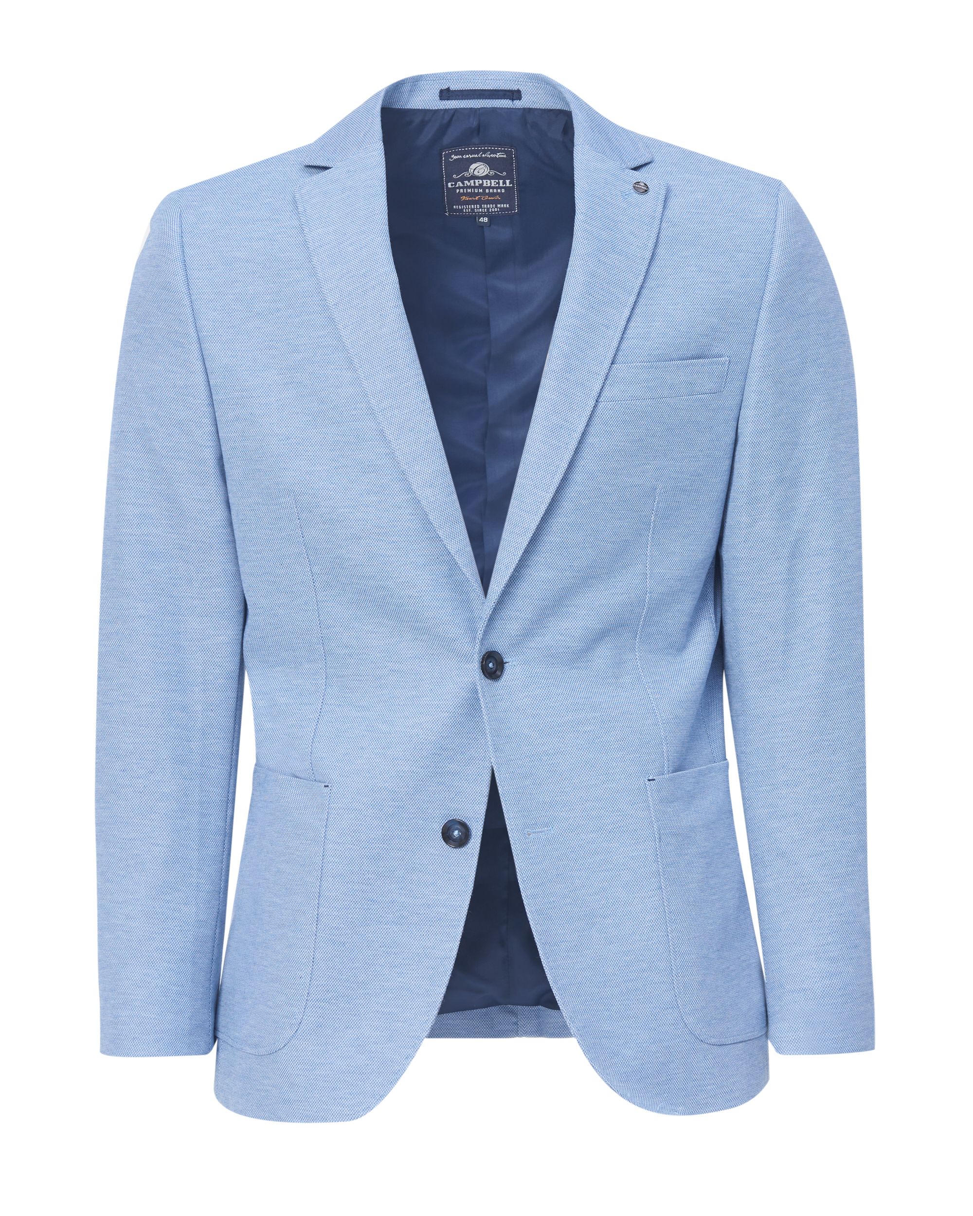 Campbell Classic Blazer Blauw uni 082464-002-25