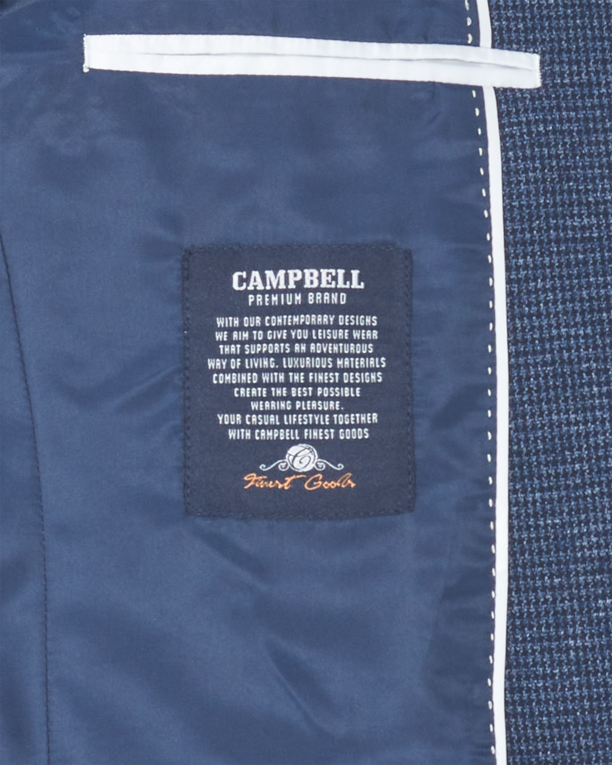 Campbell Classic Blazer Navy dessin 082465-002-25