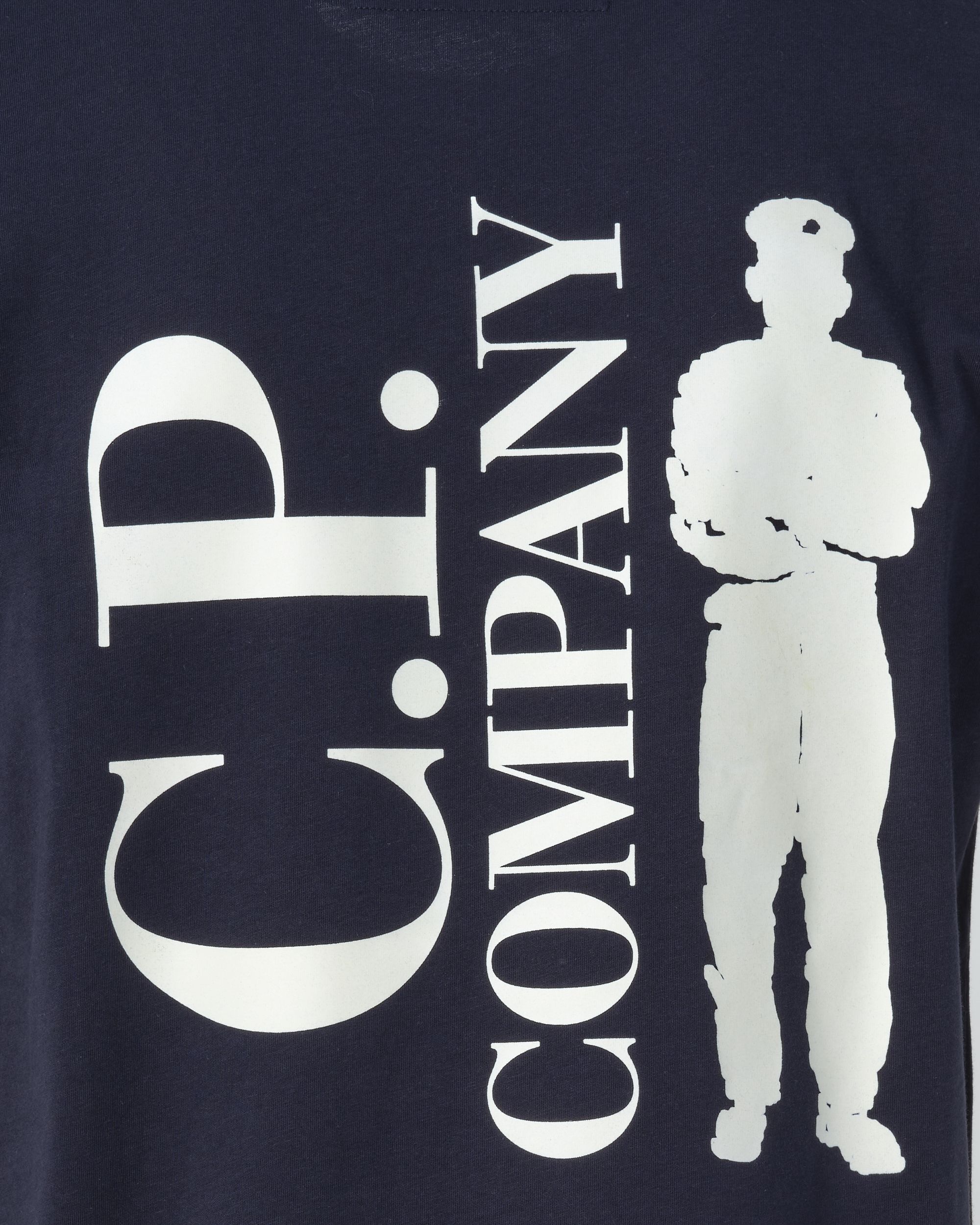 C.P Company T-shirt KM Donker blauw 082470-001-L