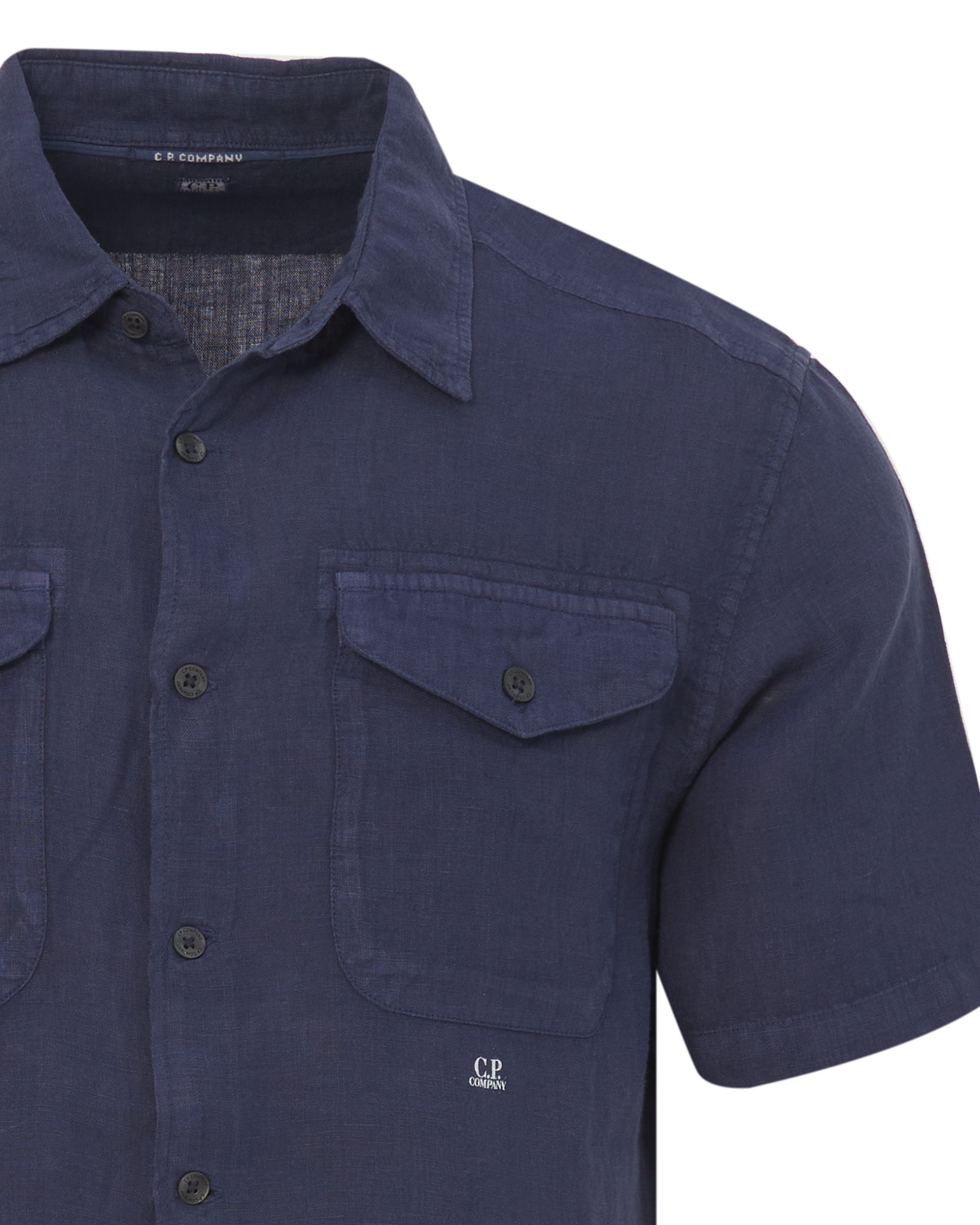 C.P Company Polo KM Donker blauw 082514-001-L