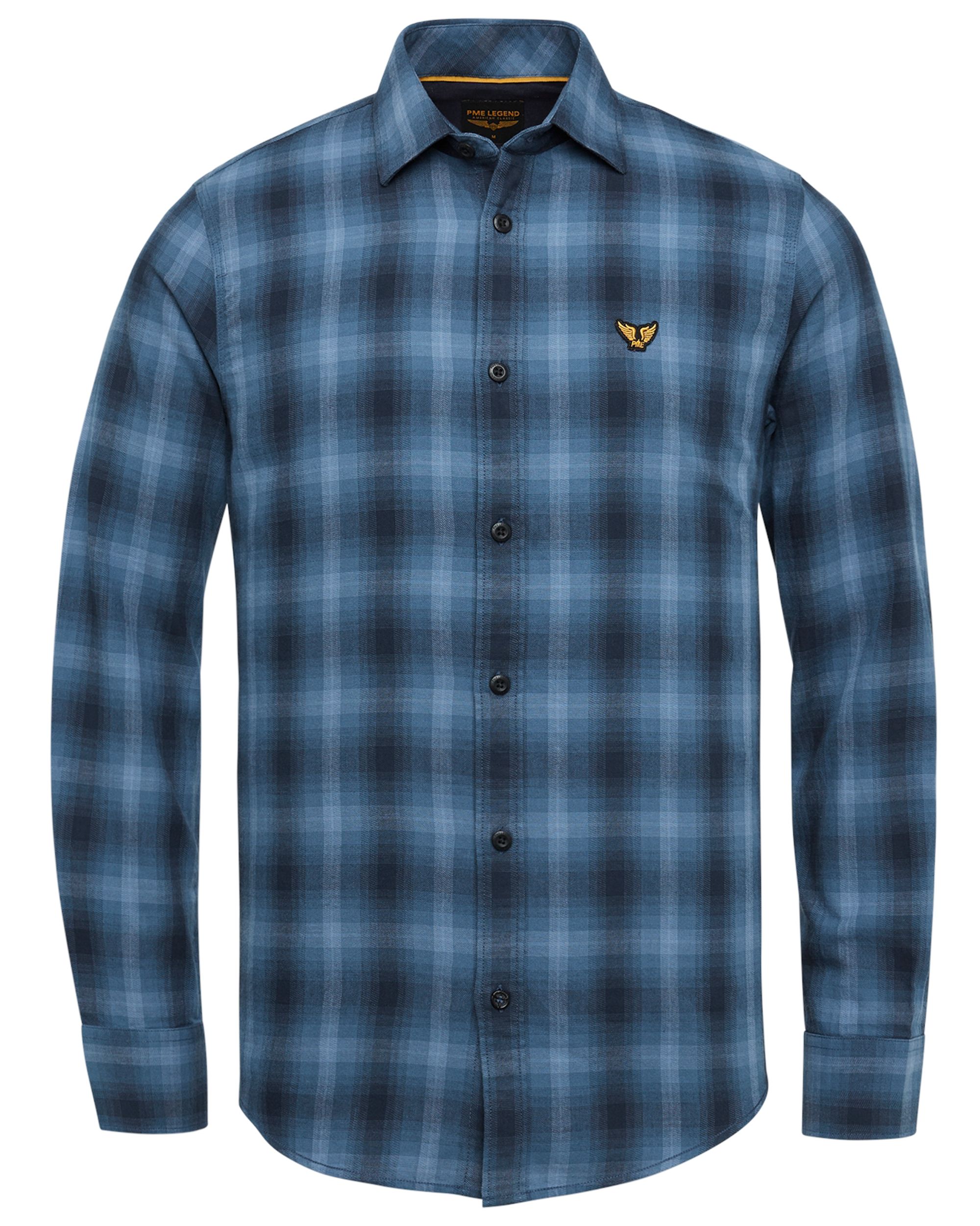 PME Legend Casual Overhemd LM Blauw 082669-001-L