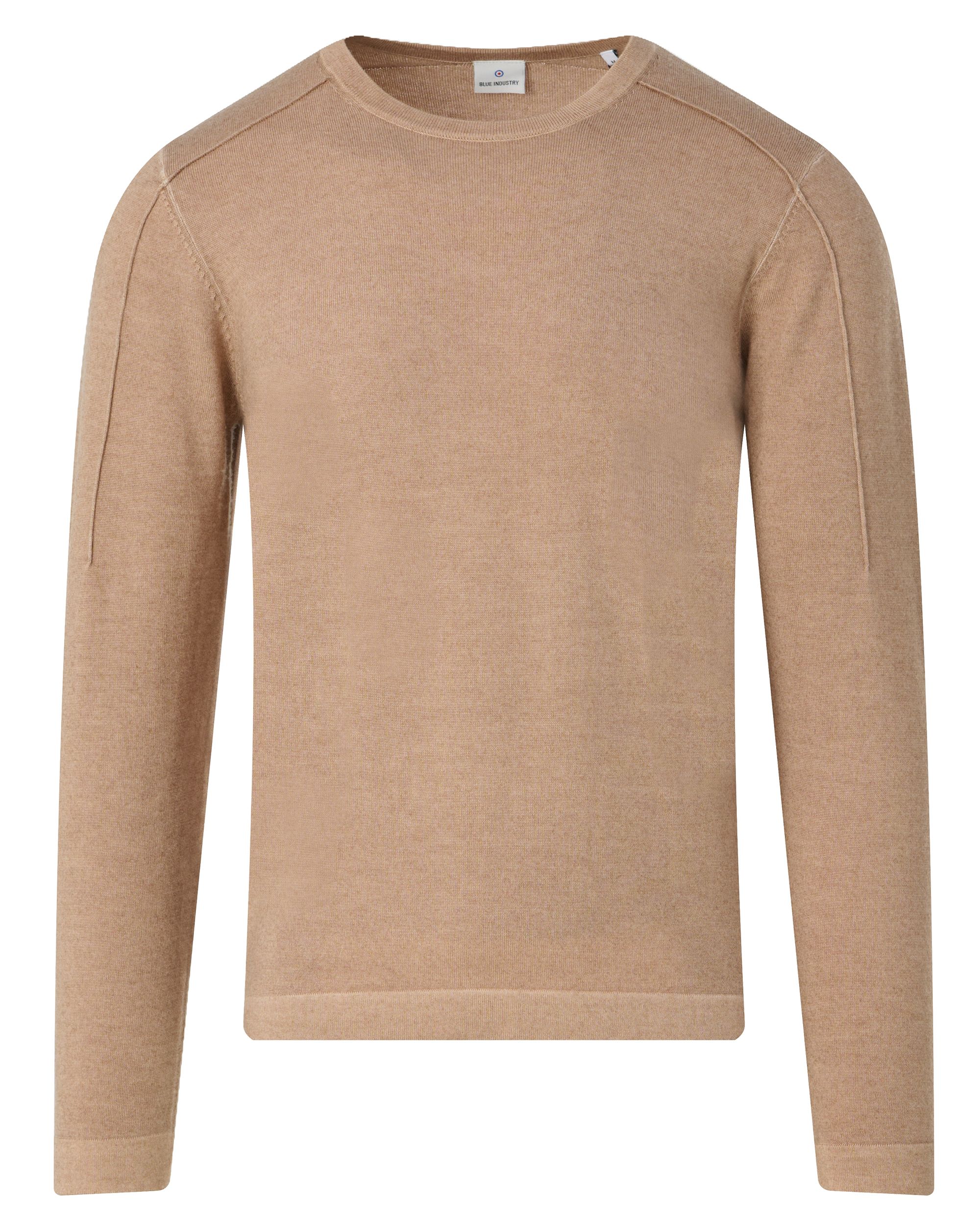 Blue Industry Trui ronde hals Camel 082697-001-L