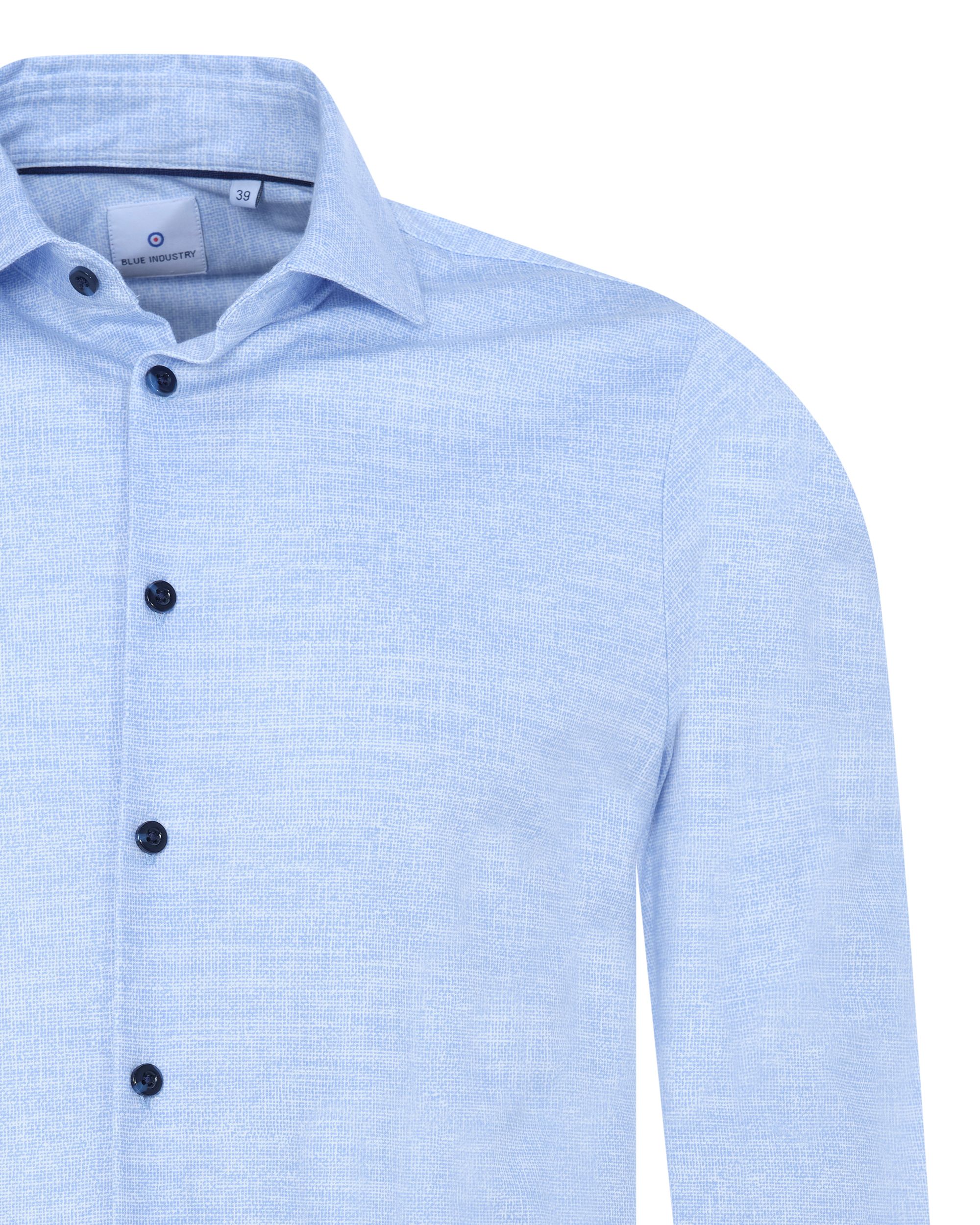 Blue Industry Casual Overhemd LM Blauw 082720-001-37