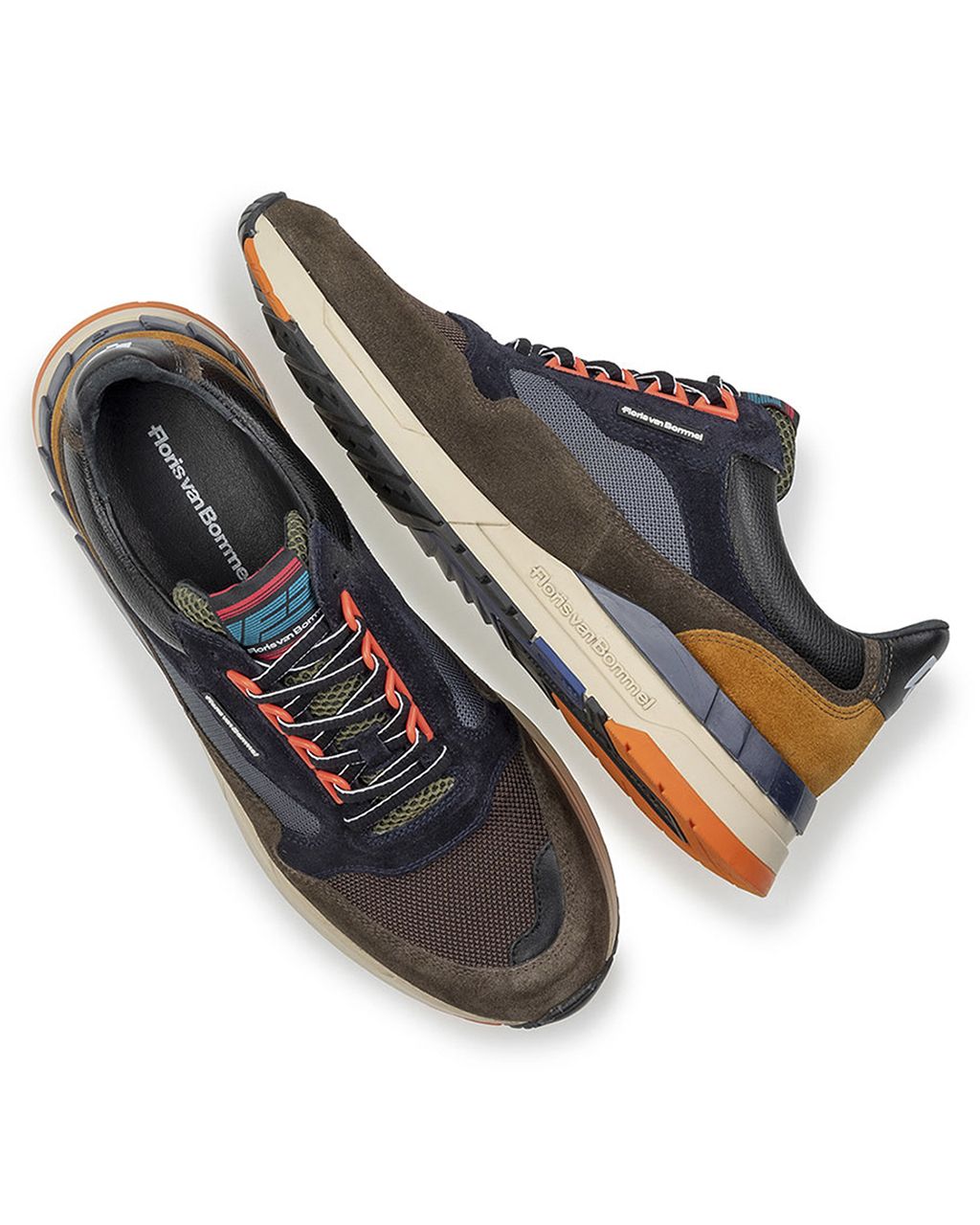 Floris van Bommel Sneakers Donker bruin 082835-001-10