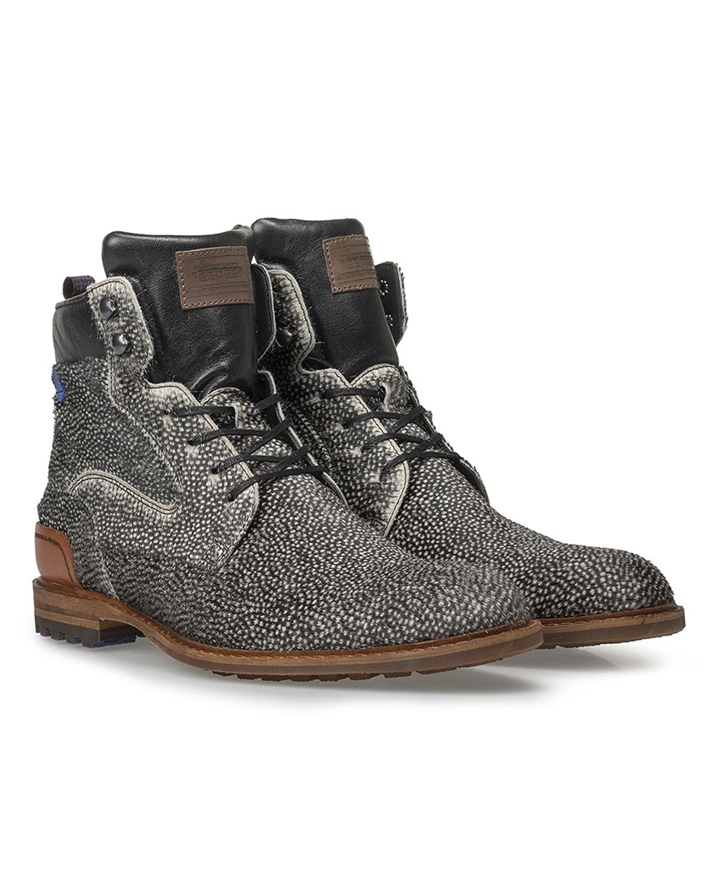 Floris van Bommel Boots Wit dessin 082885-001-10