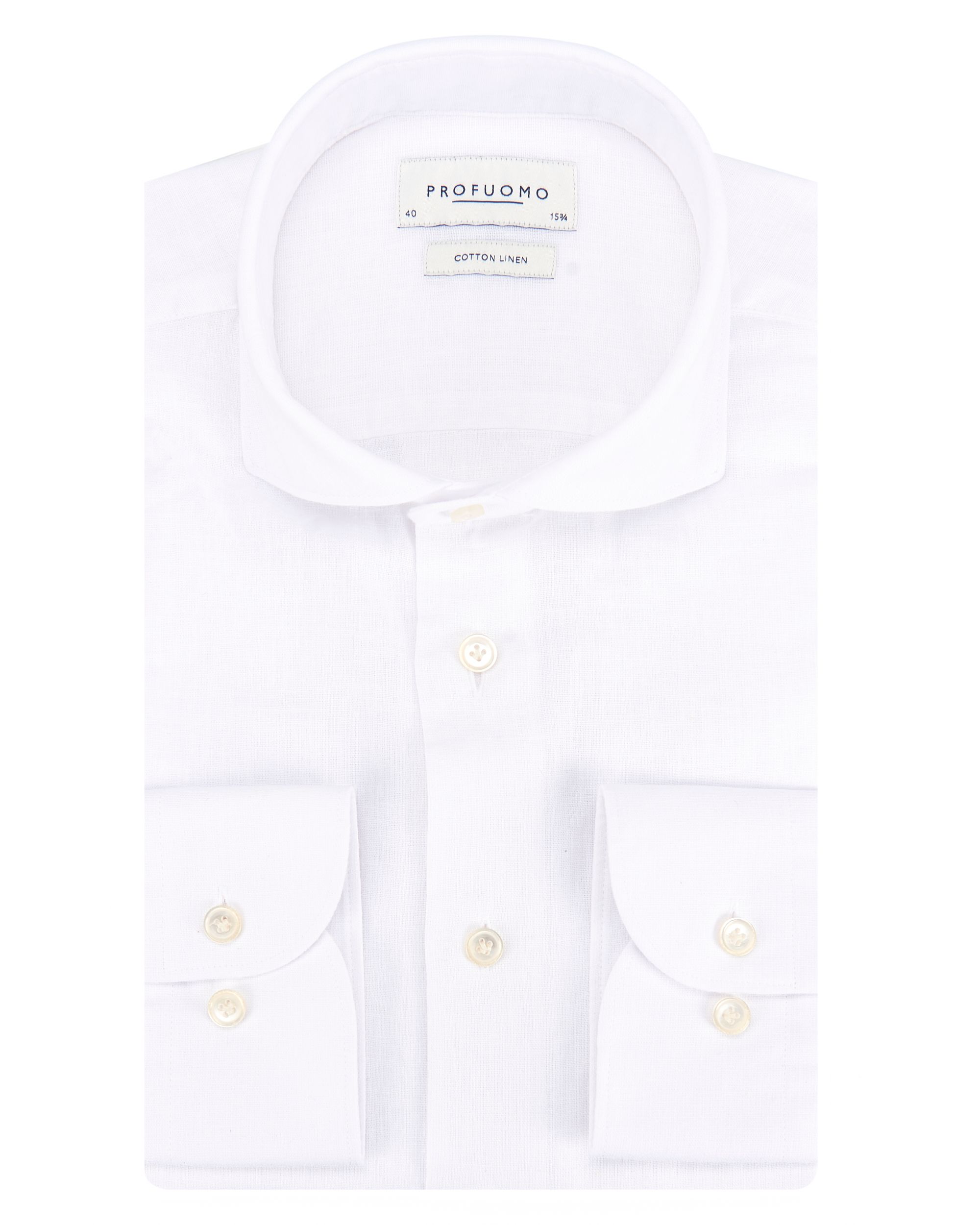 Profuomo Overhemd LM Blauw 082924-001-38