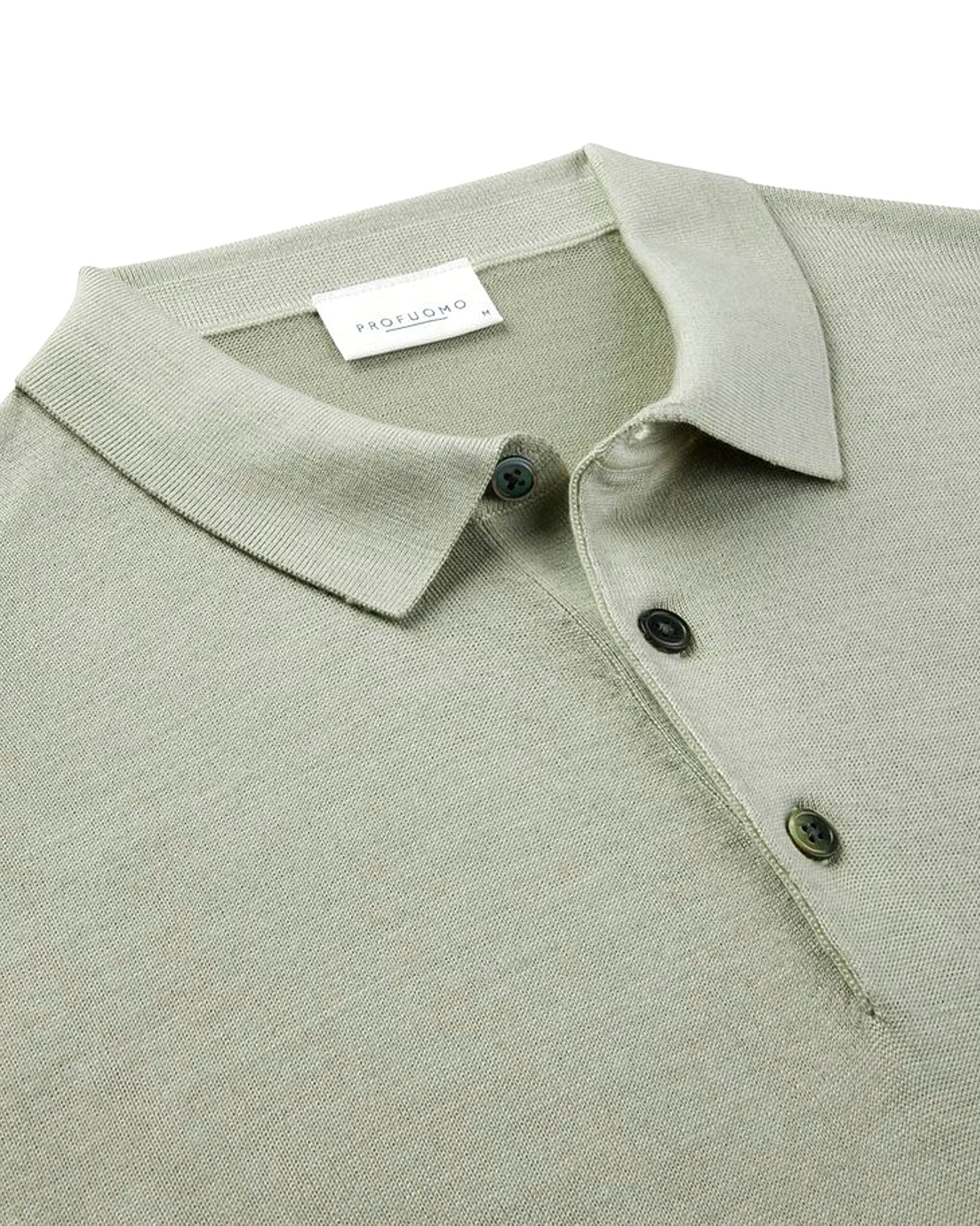 Profuomo Polo LM Groen 082955-001-L