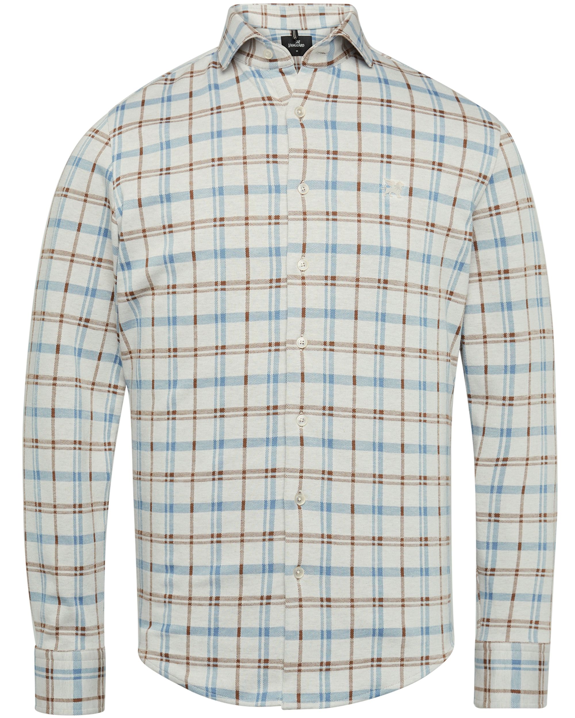 Vanguard Casual Overhemd LM Blauw 083167-001-L