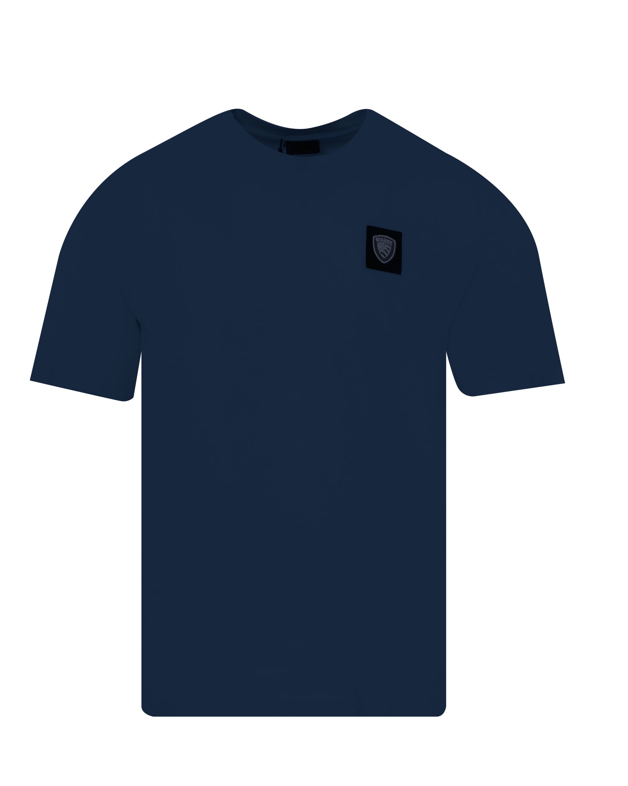 Blauer T-shirt KM Donker blauw 083194-001-L