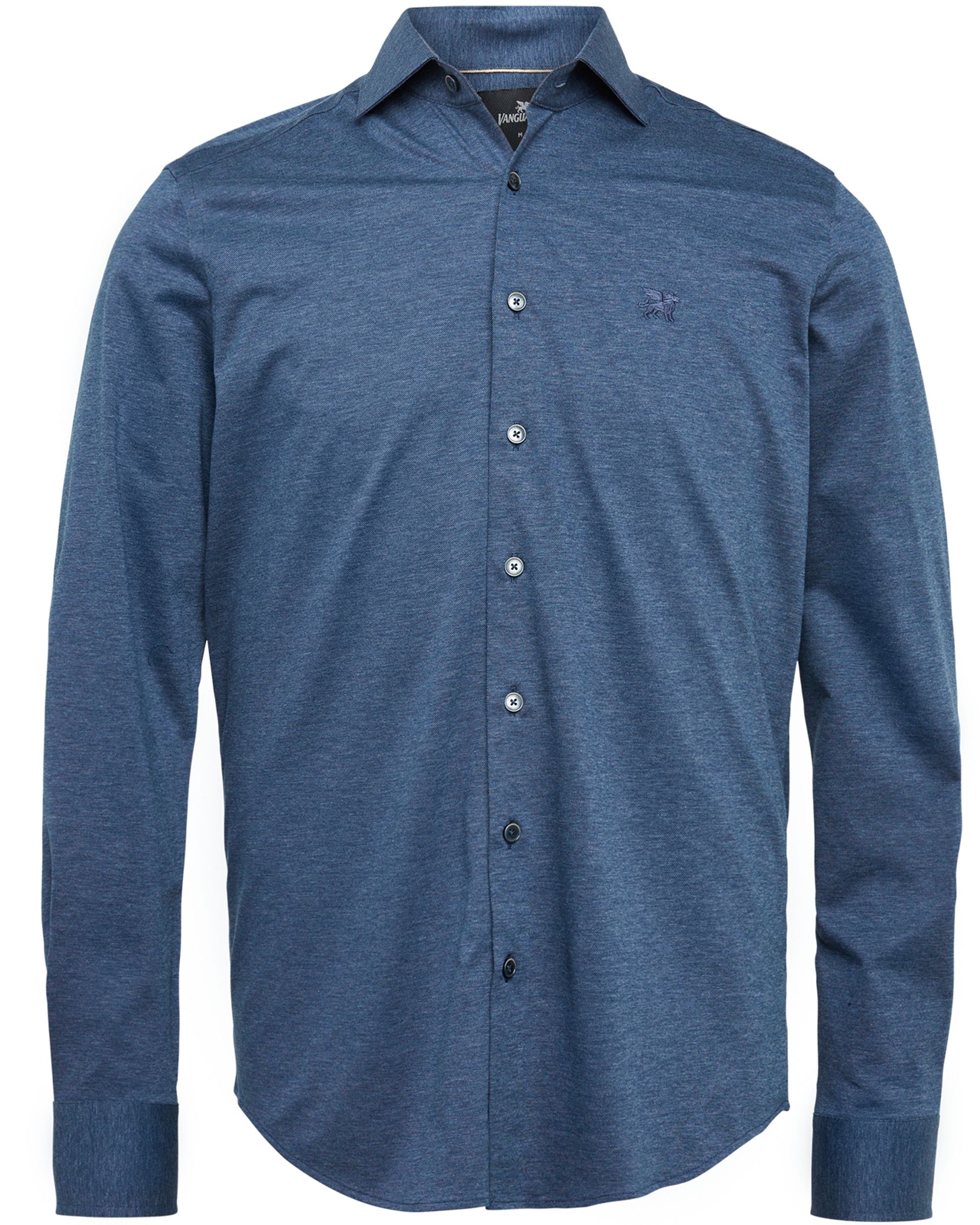 Vanguard Casual Overhemd LM Donker blauw 083239-001-L