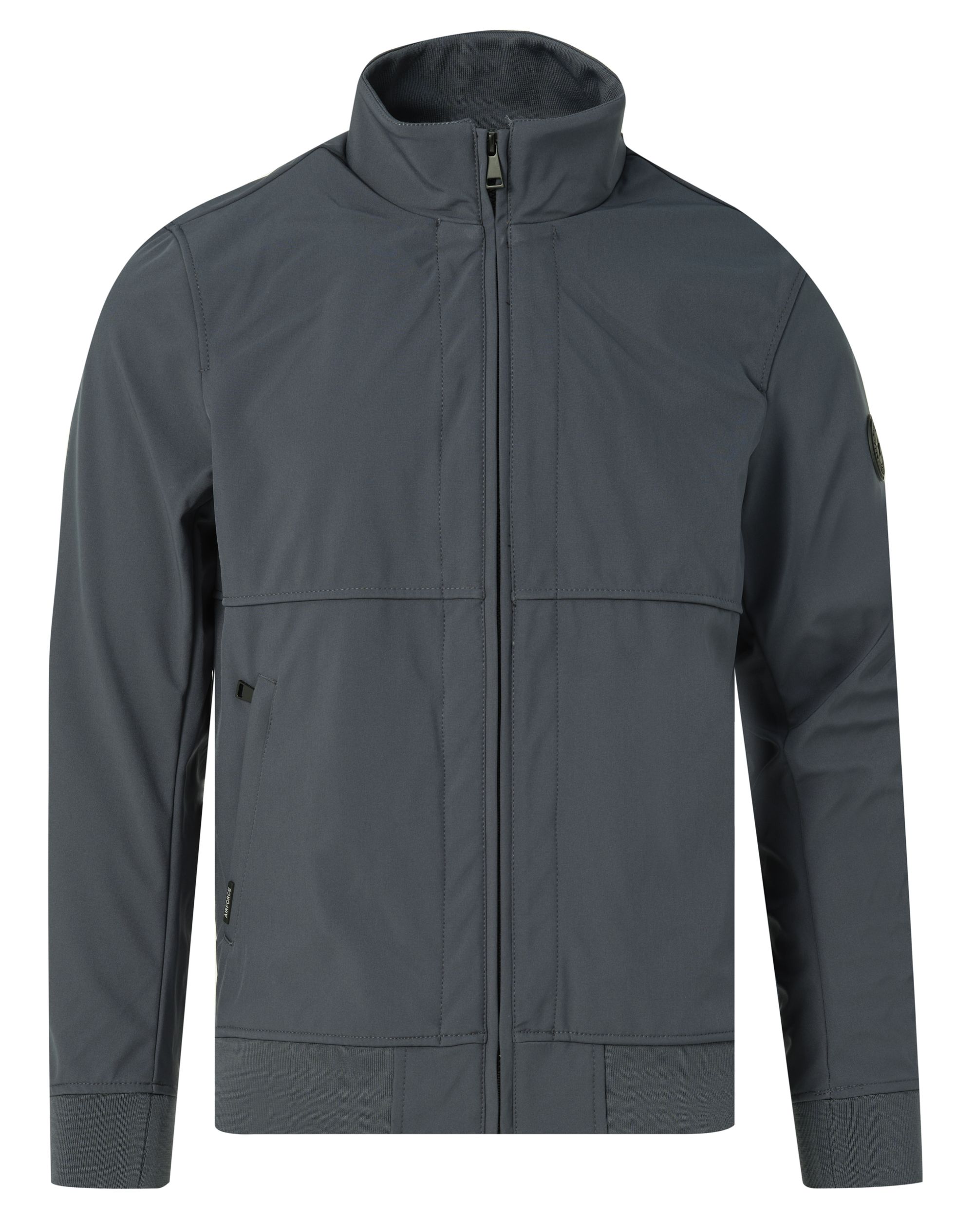 Airforce Softshell Jack Blauw 083318-001-L