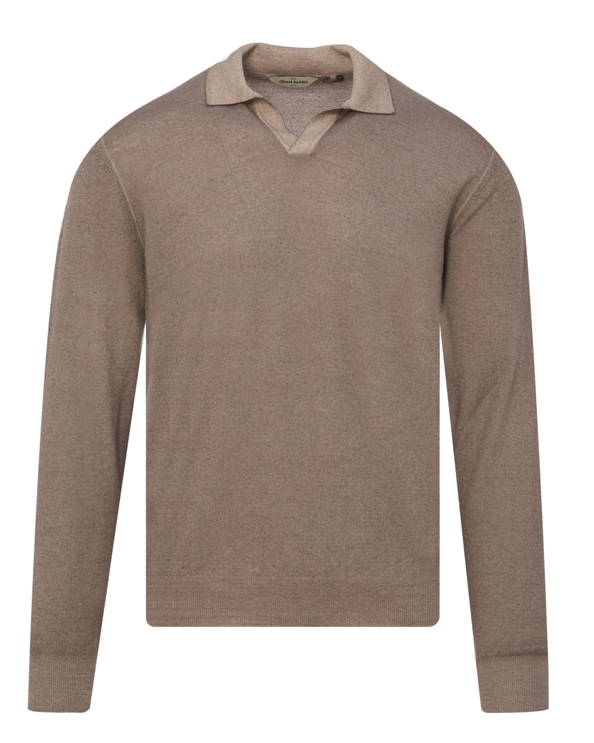 Gran Sasso Polo LM Khaki 083399-001-48