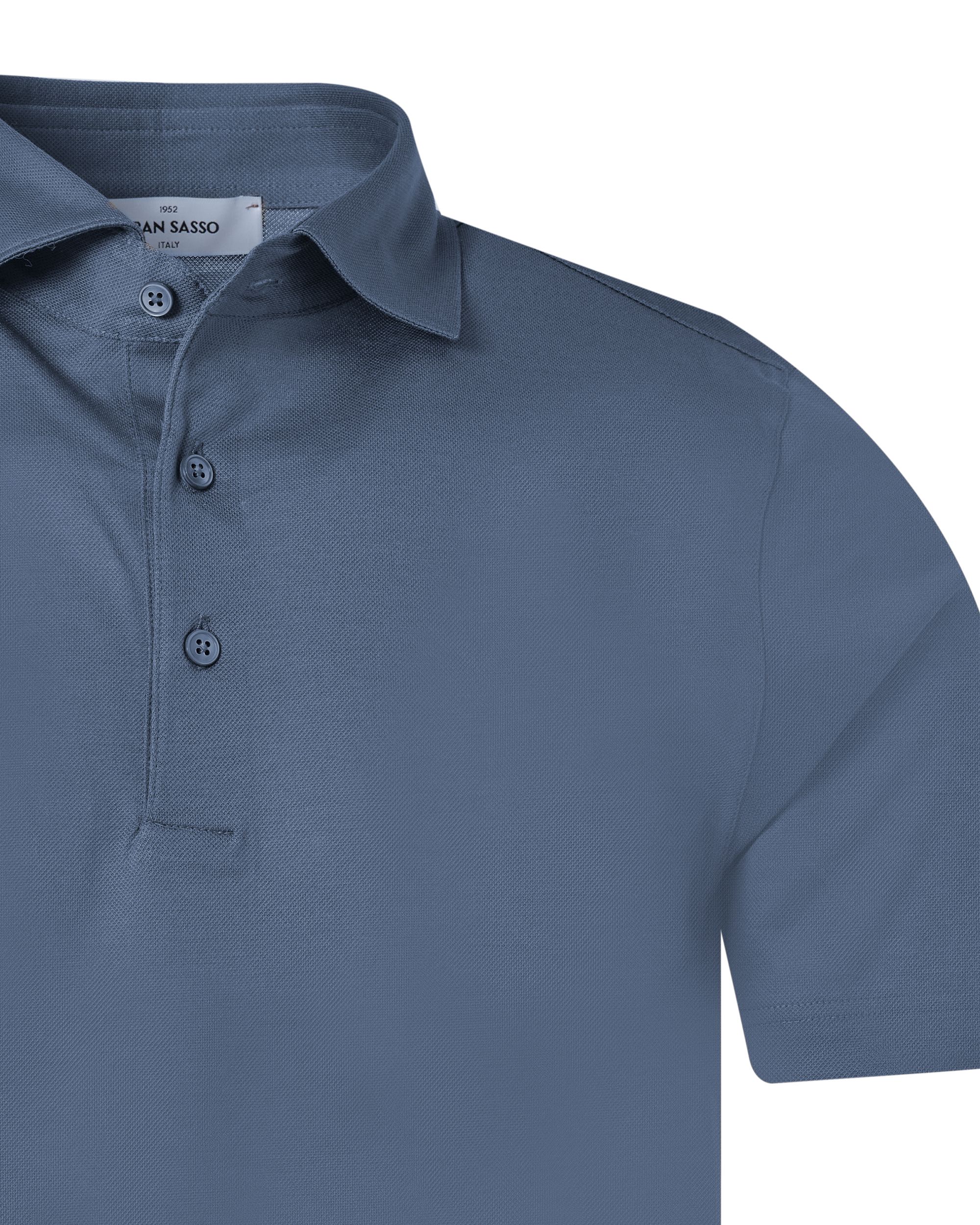 Gran Sasso Polo KM Blauw 083404-001-48