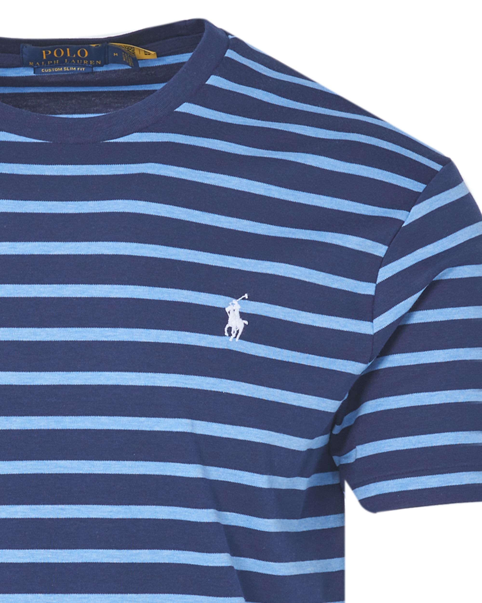 Polo Ralph Lauren T-shirt KM Blauw streep 083489-001-L