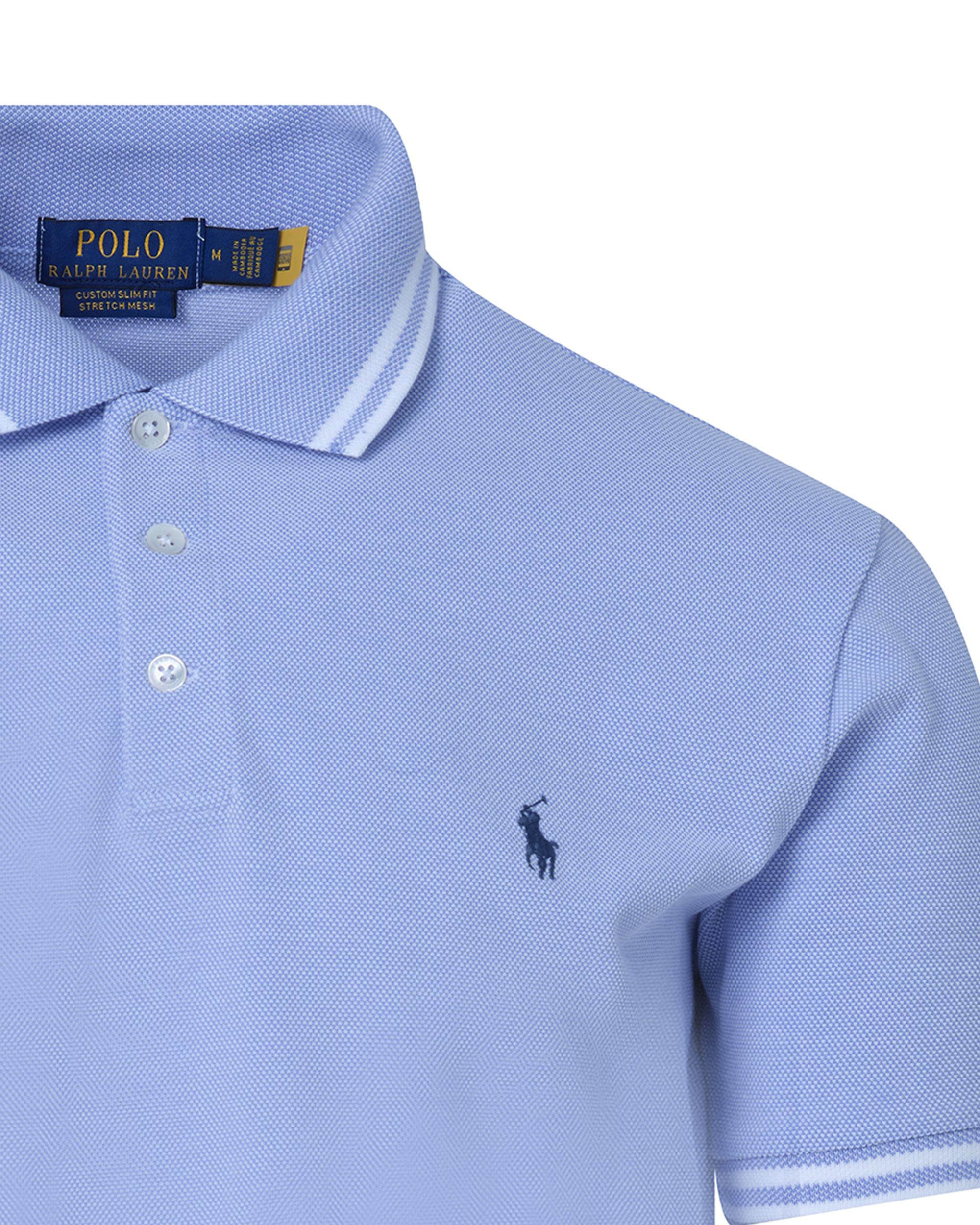 Polo Ralph Lauren Polo KM Licht blauw 083492-001-L