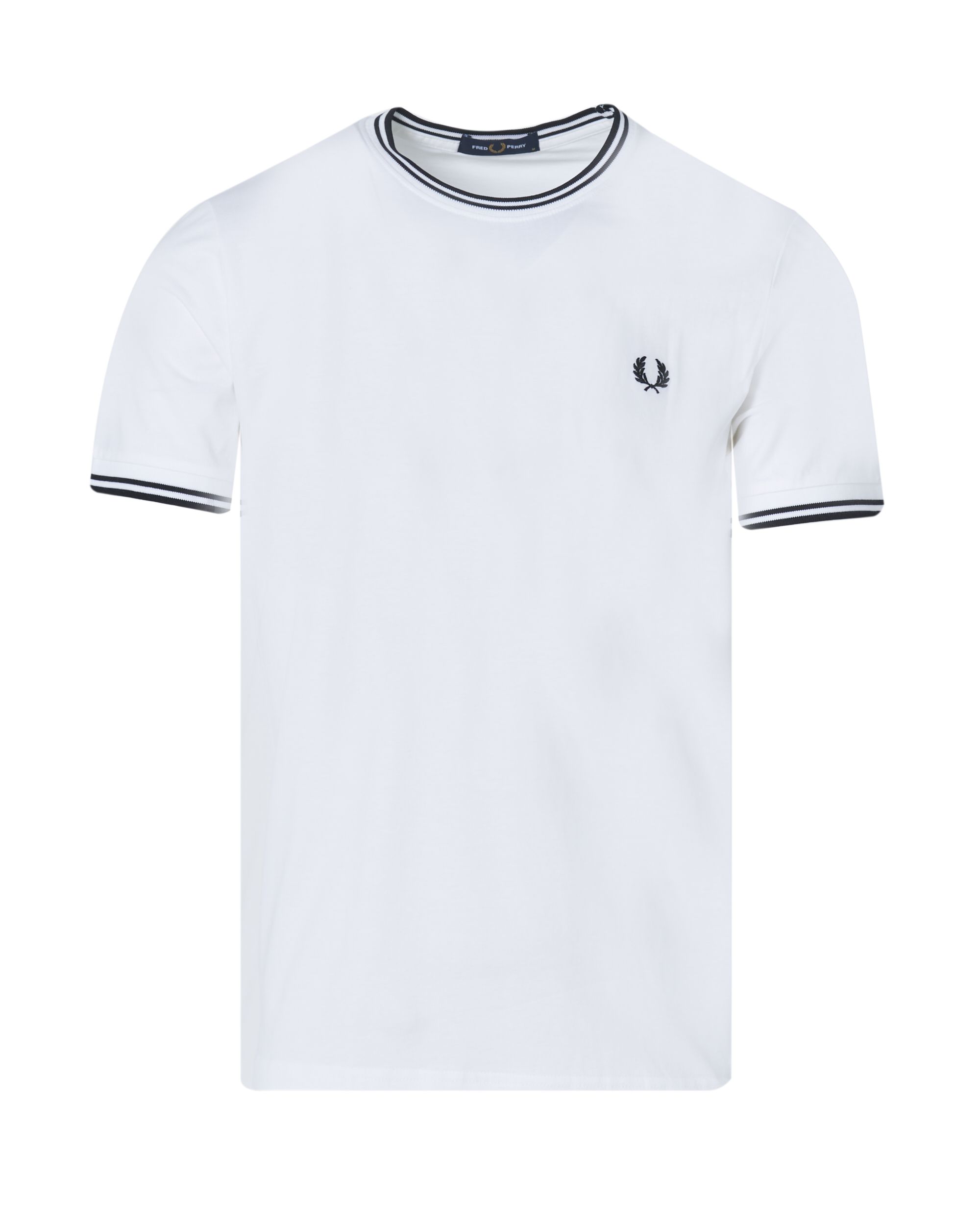 Fred Perry T-shirt KM Wit 083511-001-L
