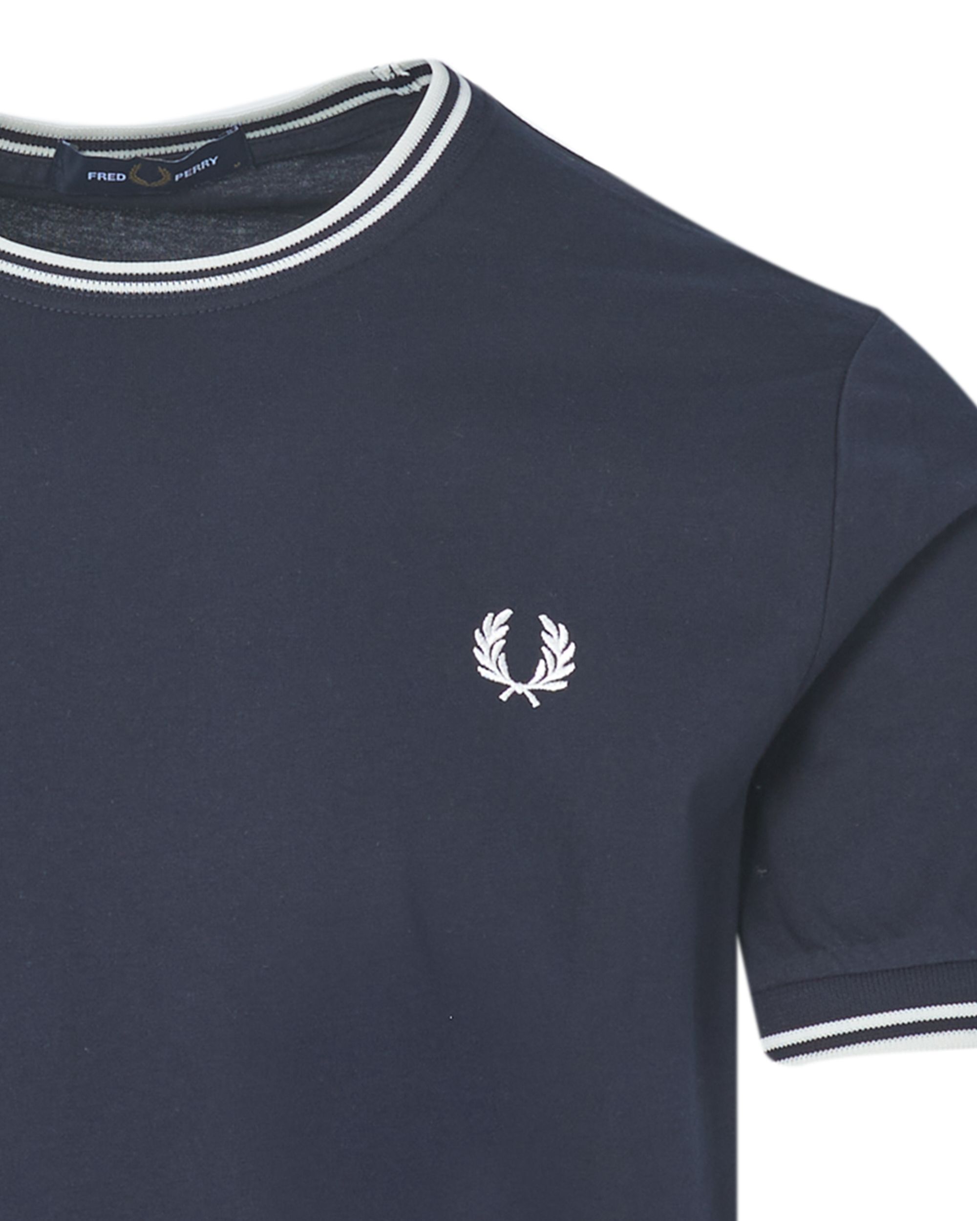 Fred Perry T-shirt KM Donker blauw 083512-001-L