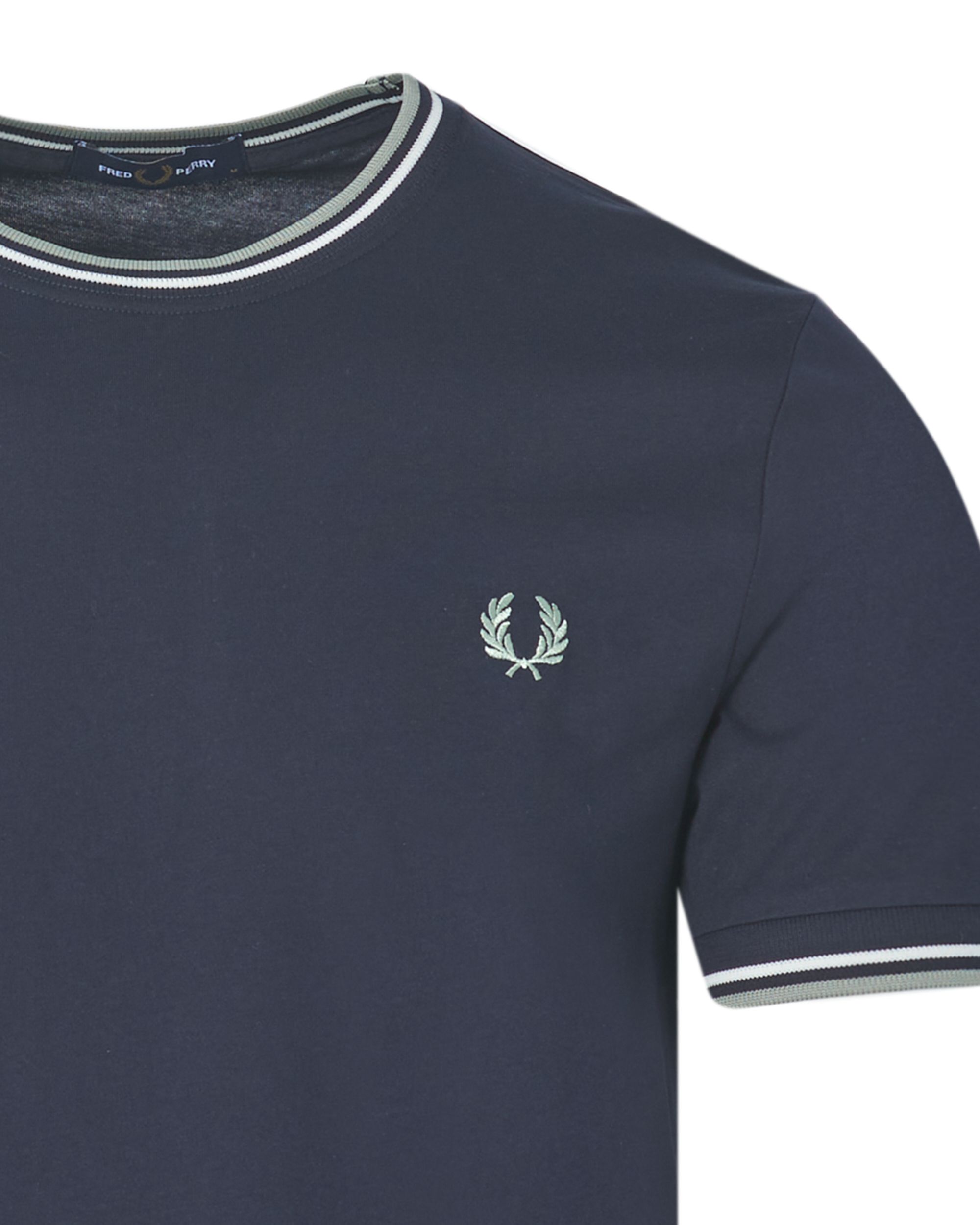 Fred Perry T-shirt KM Blauw 083514-001-L