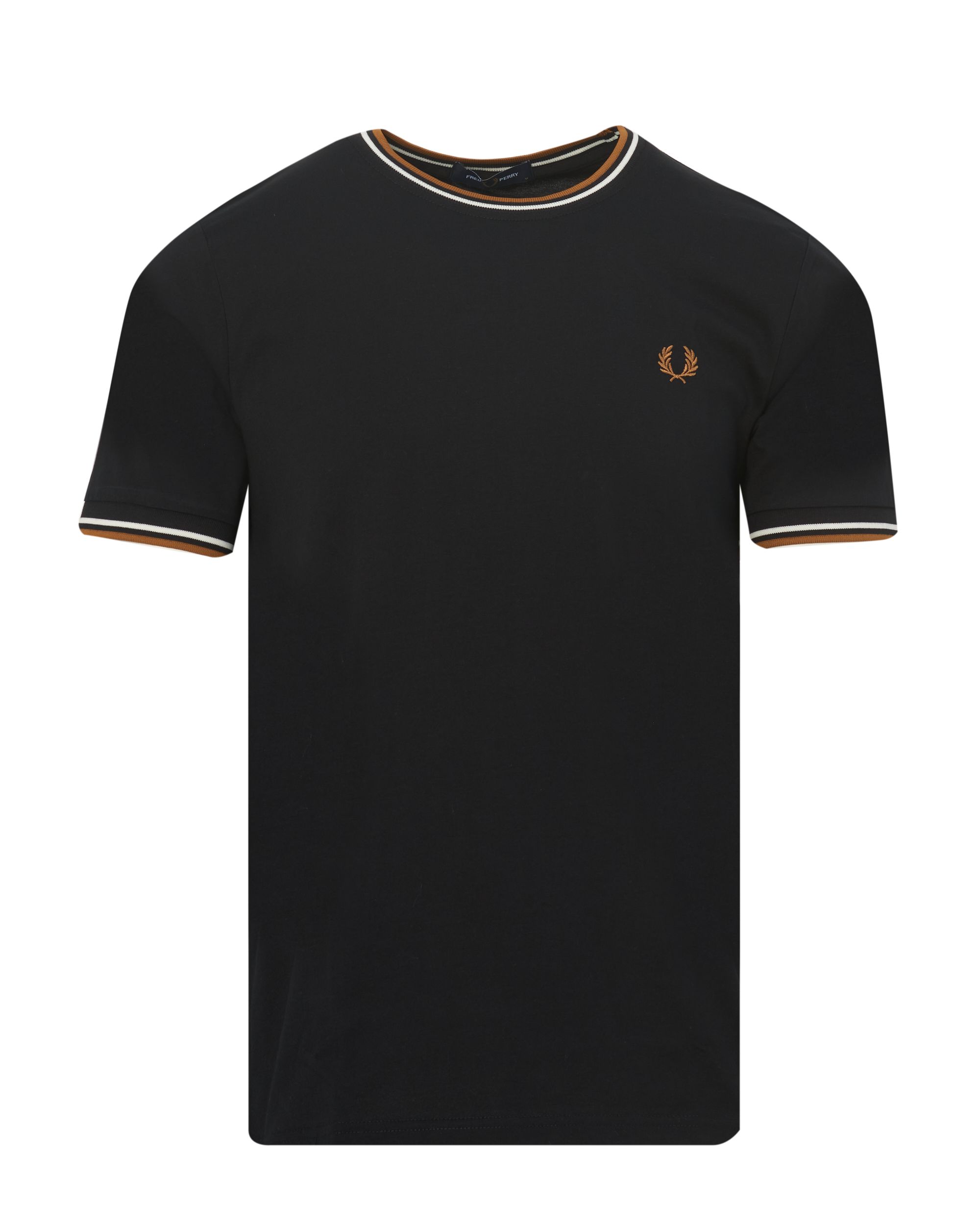 Fred Perry T-shirt KM Zwart 083515-001-L